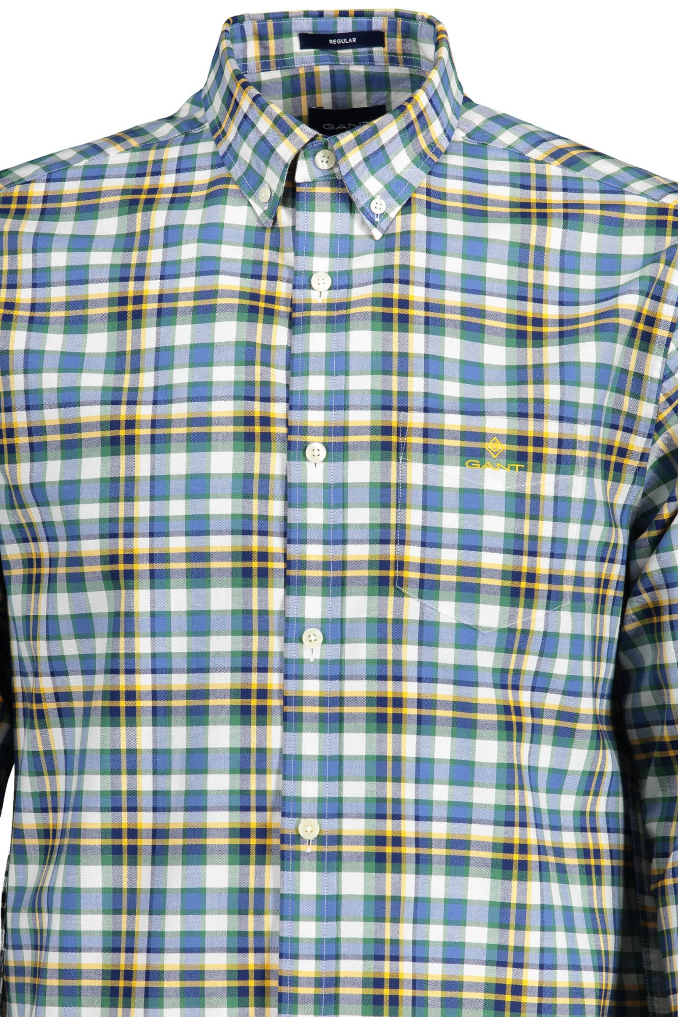 Men's blue long sleeve shirt