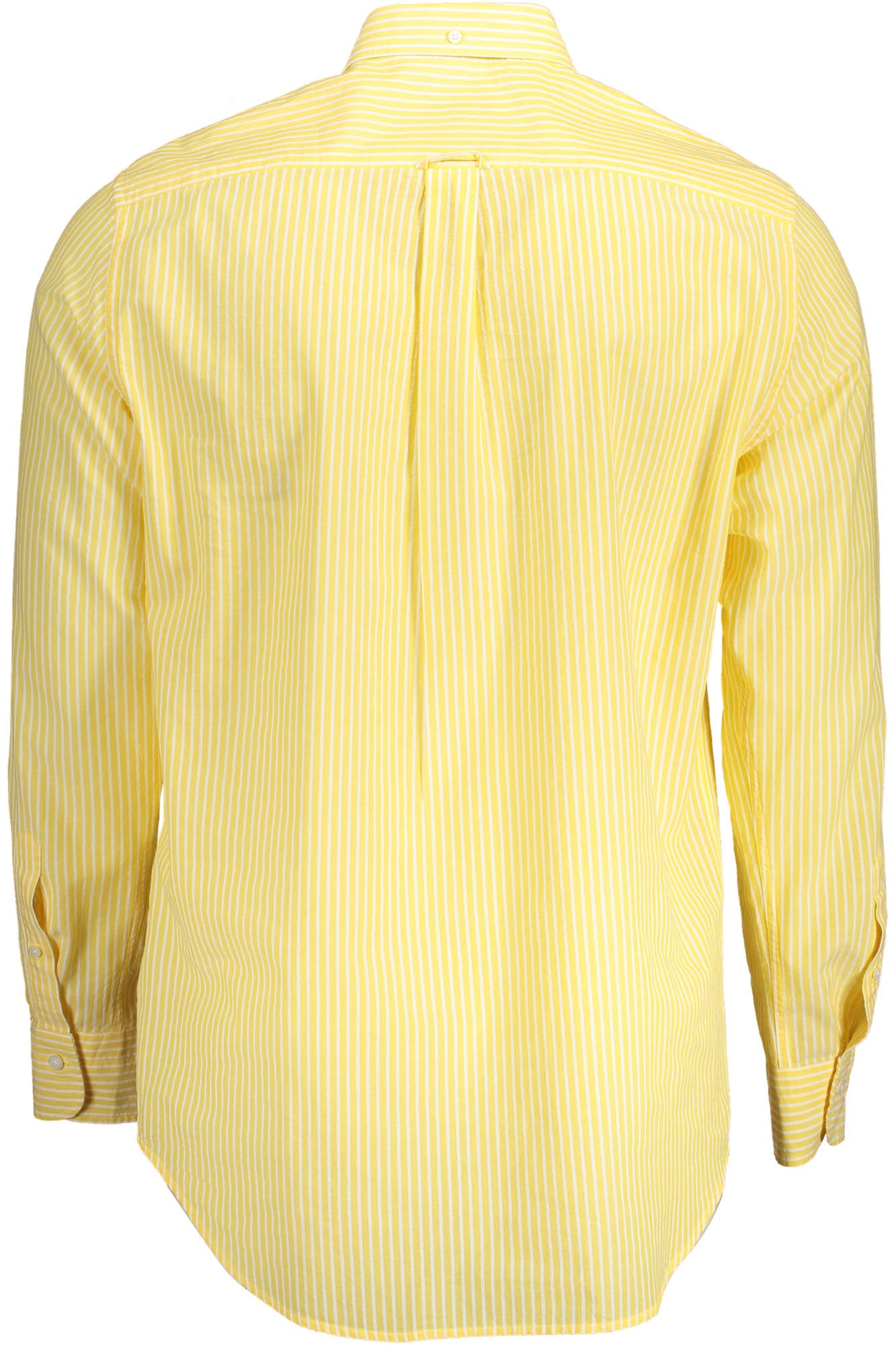 Men's yellow long sleeve shirt