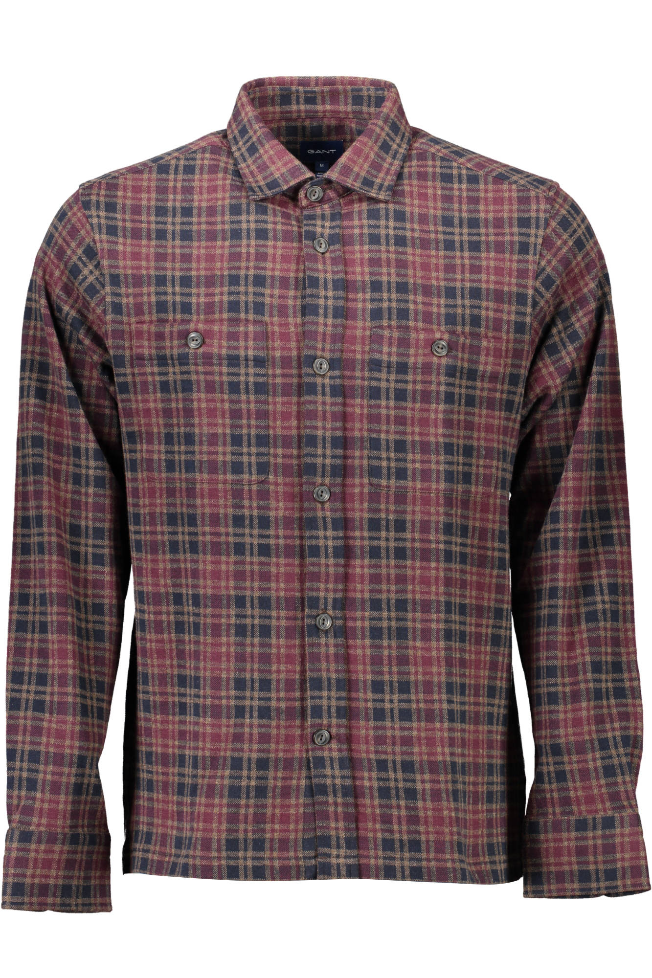 GANT GANT MEN'S LONG SLEEVE SHIRT BROWN - Marrone