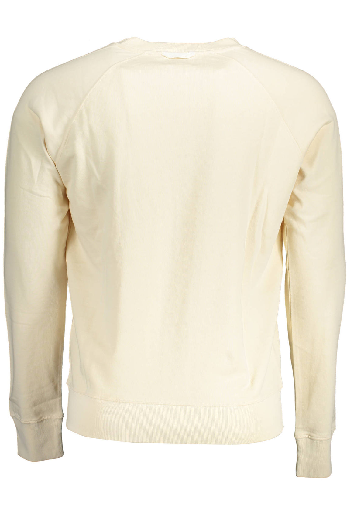 Men's beige zipless sweatshirt