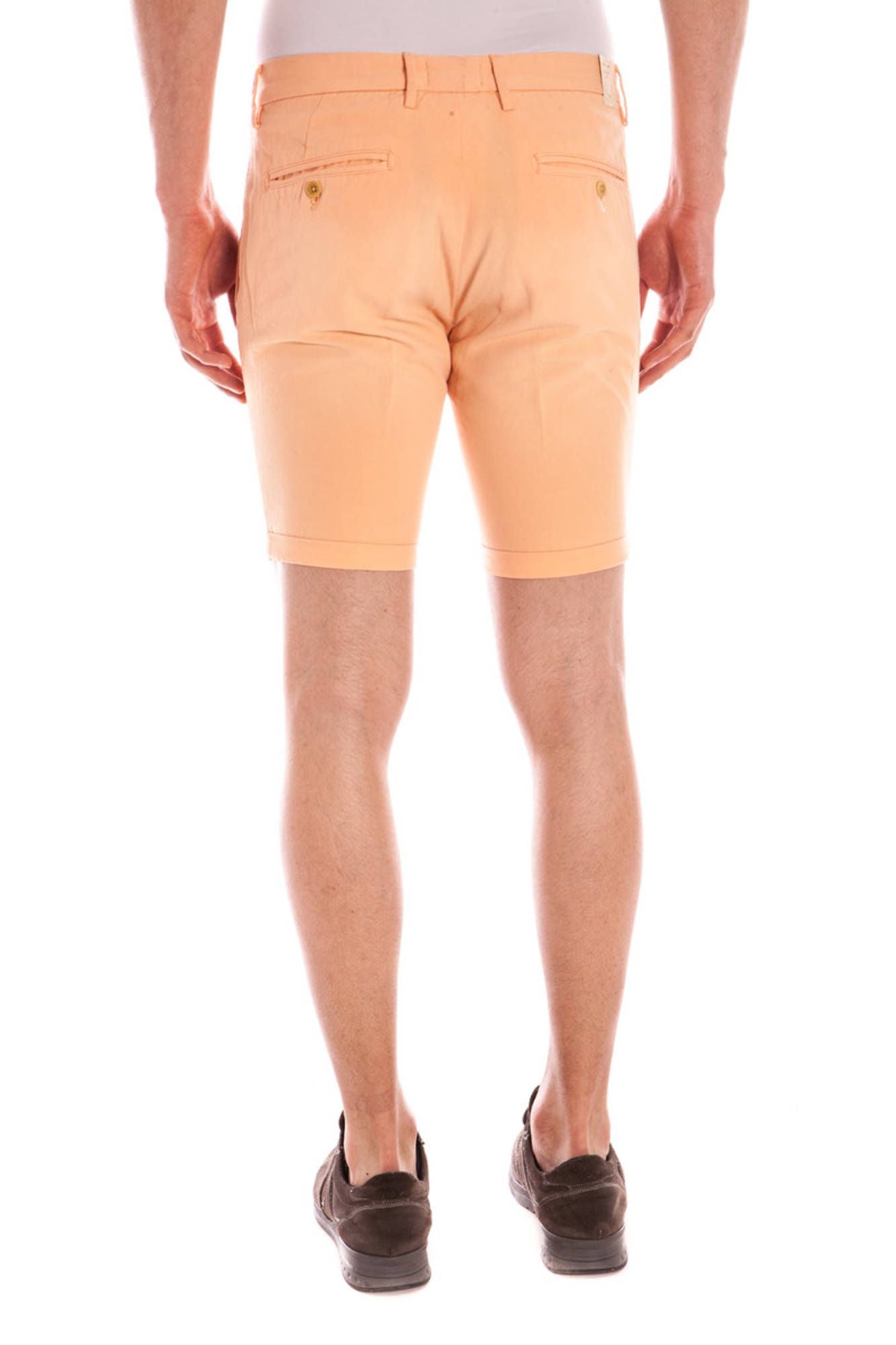 Orange men's bermuda trousers