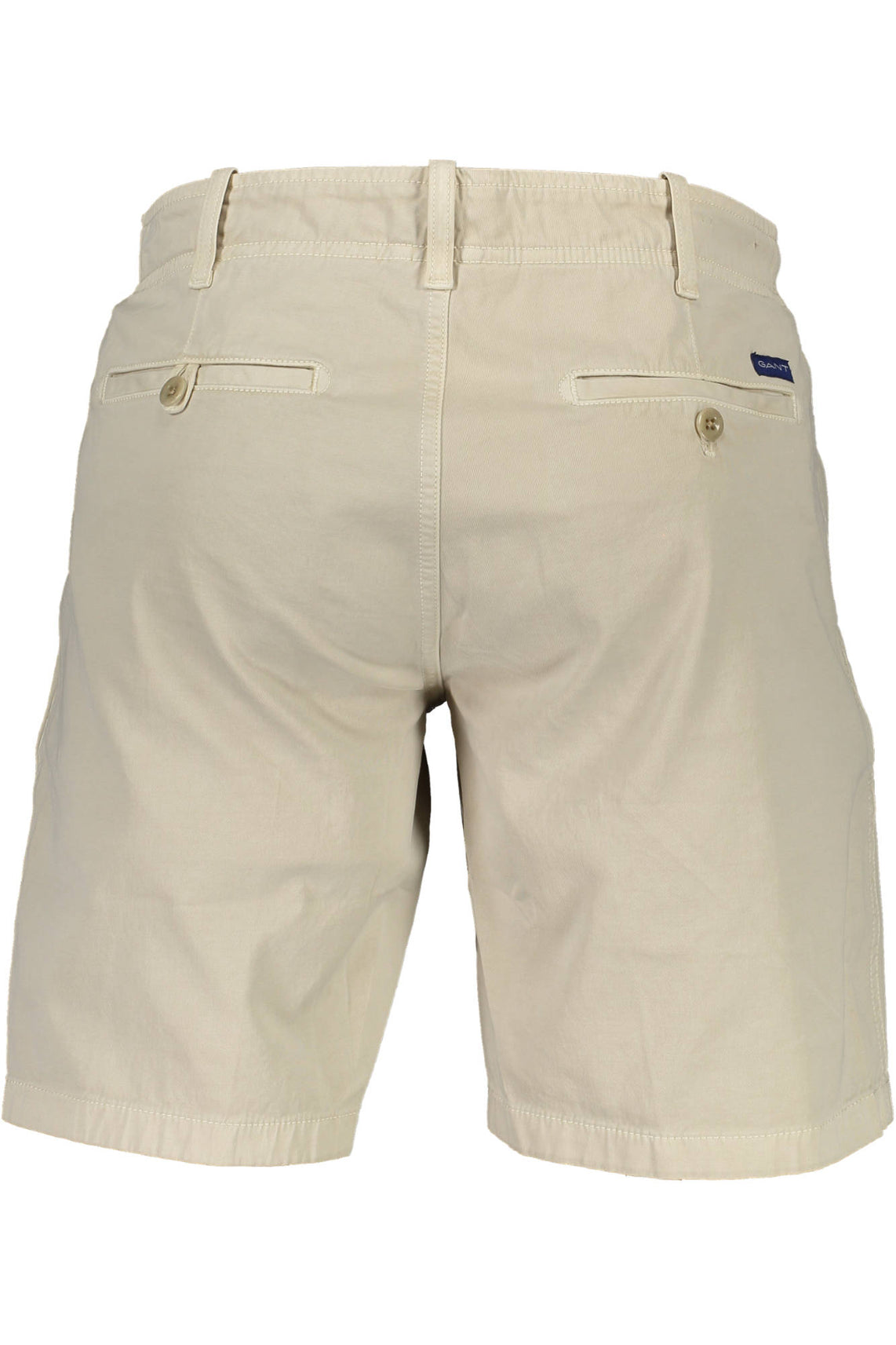 Men's beige bermuda trousers