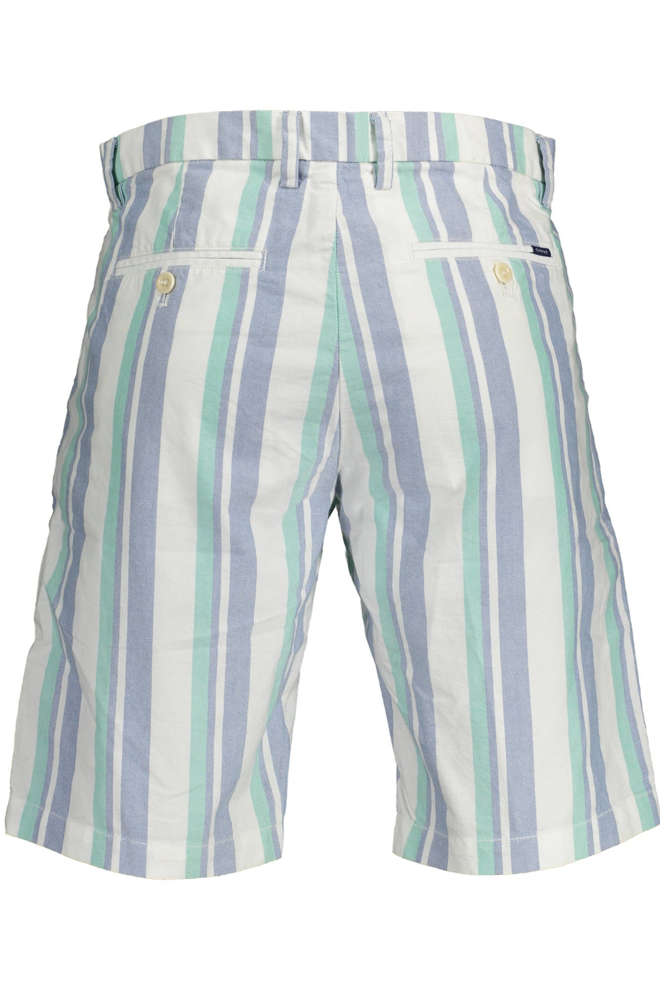 Men's white bermuda trousers