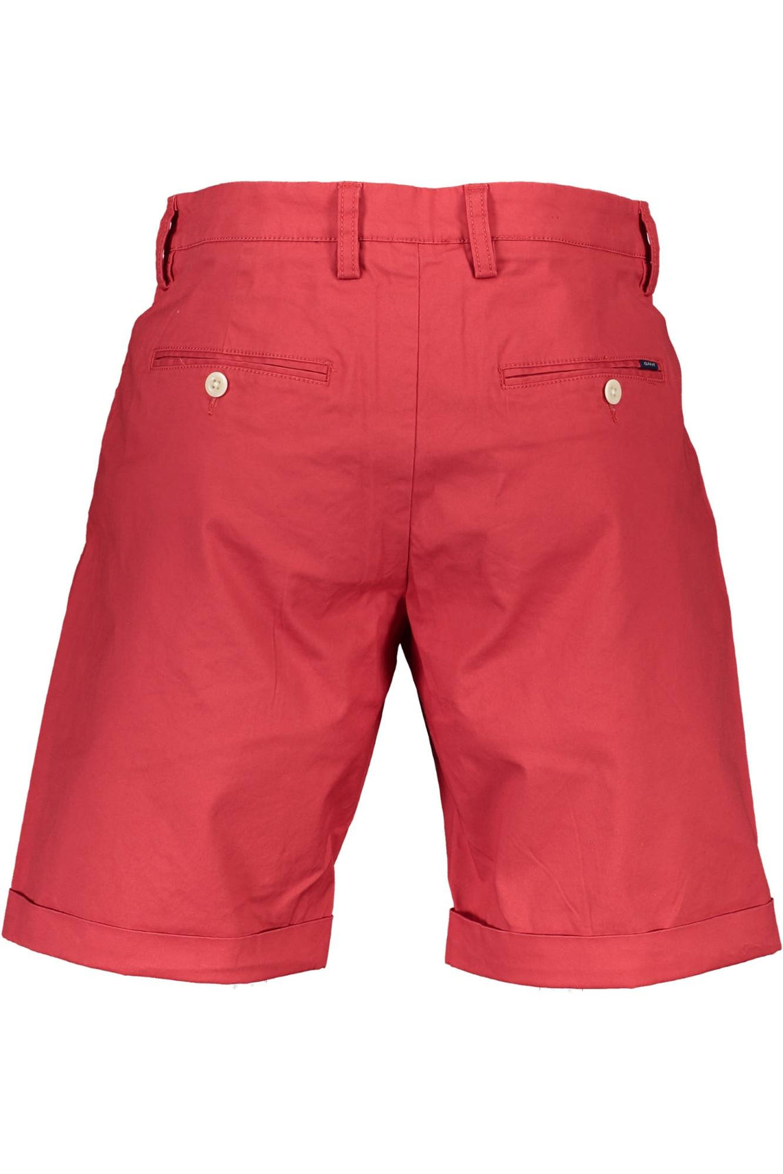 Red men's bermuda trousers