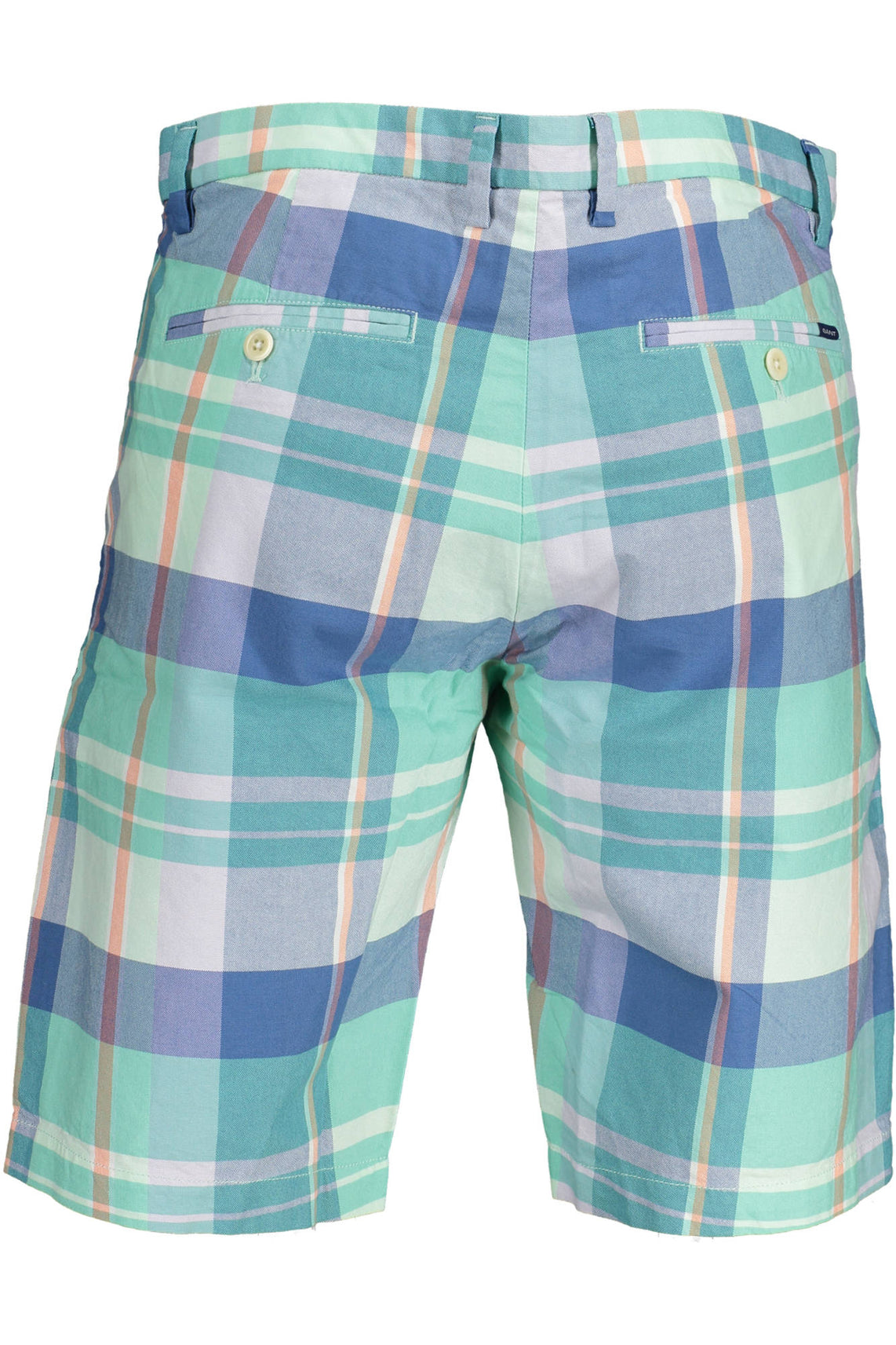Green men's bermuda pants