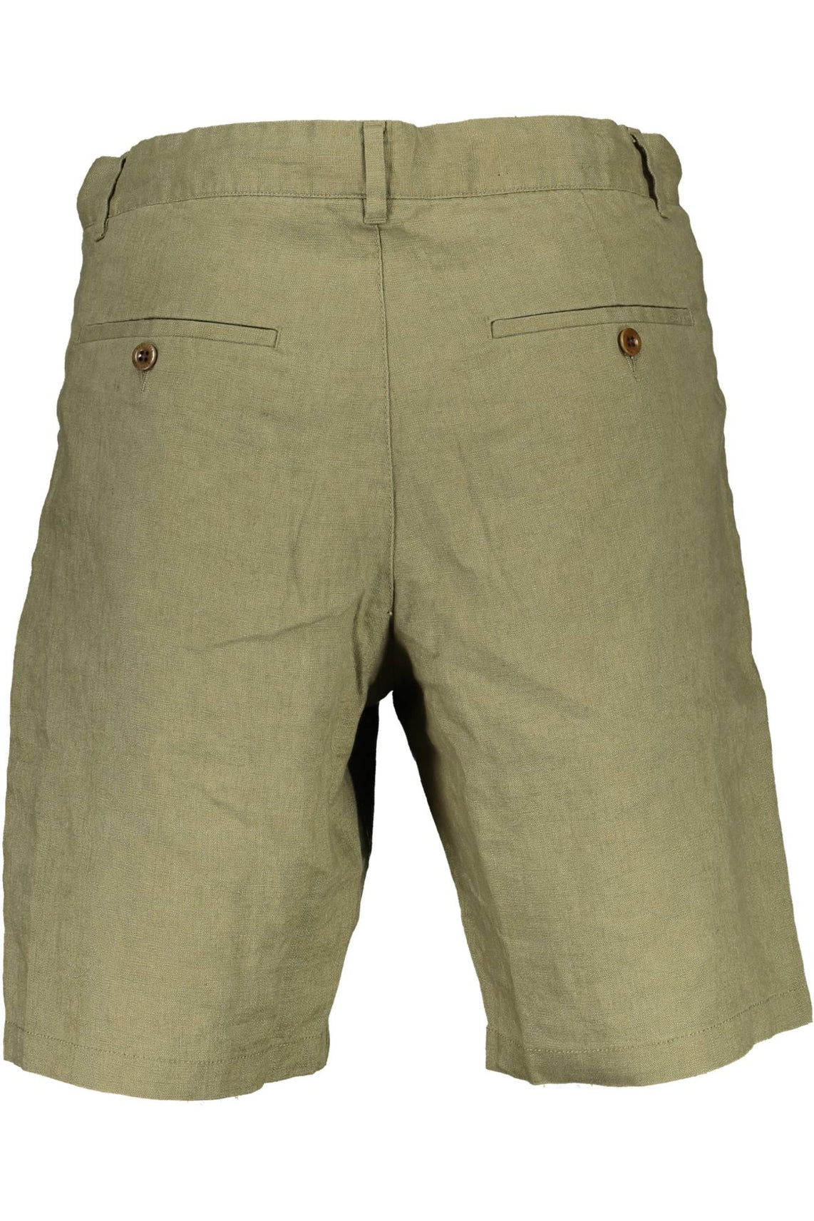 Green men's bermuda trousers