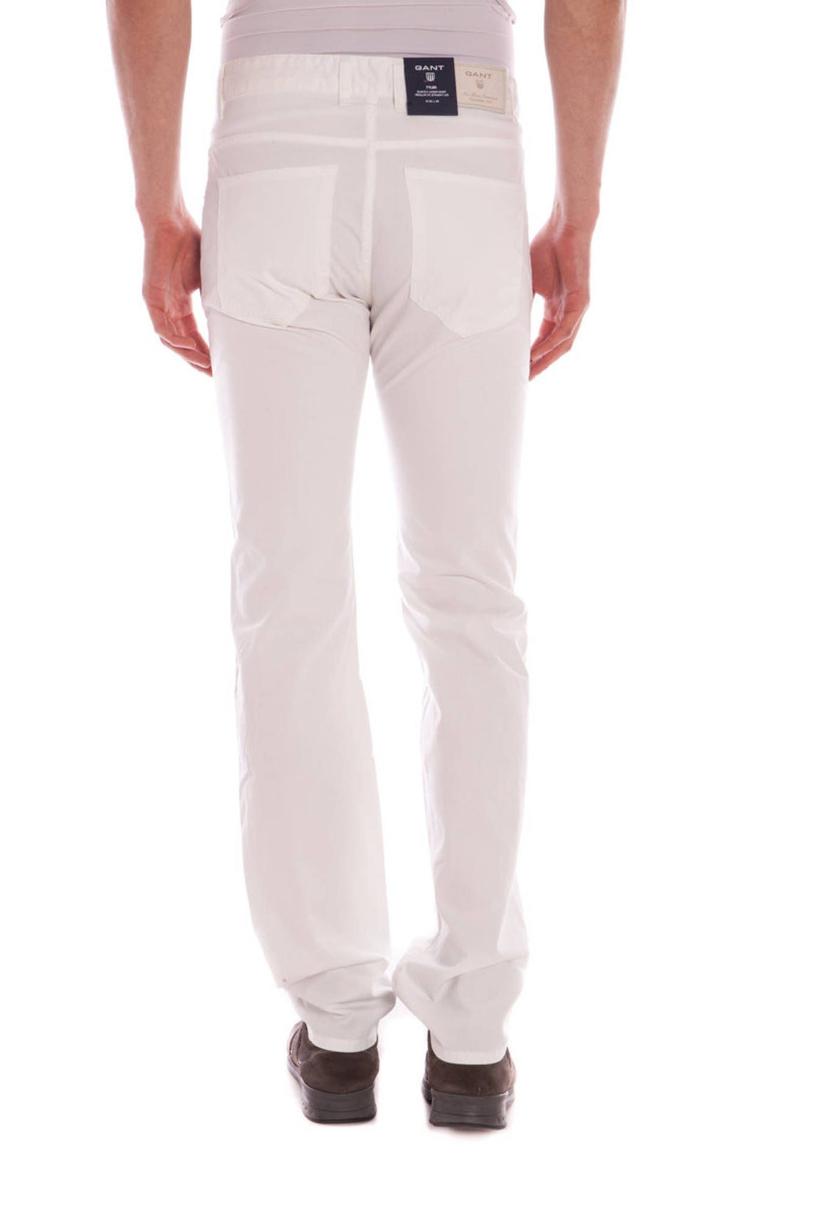 GANT Trousers Bianco - 13011008901