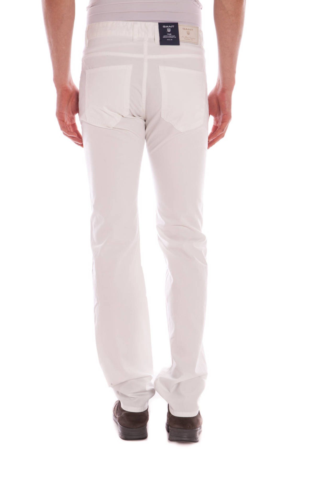 GANT Trousers Bianco - 13011008901