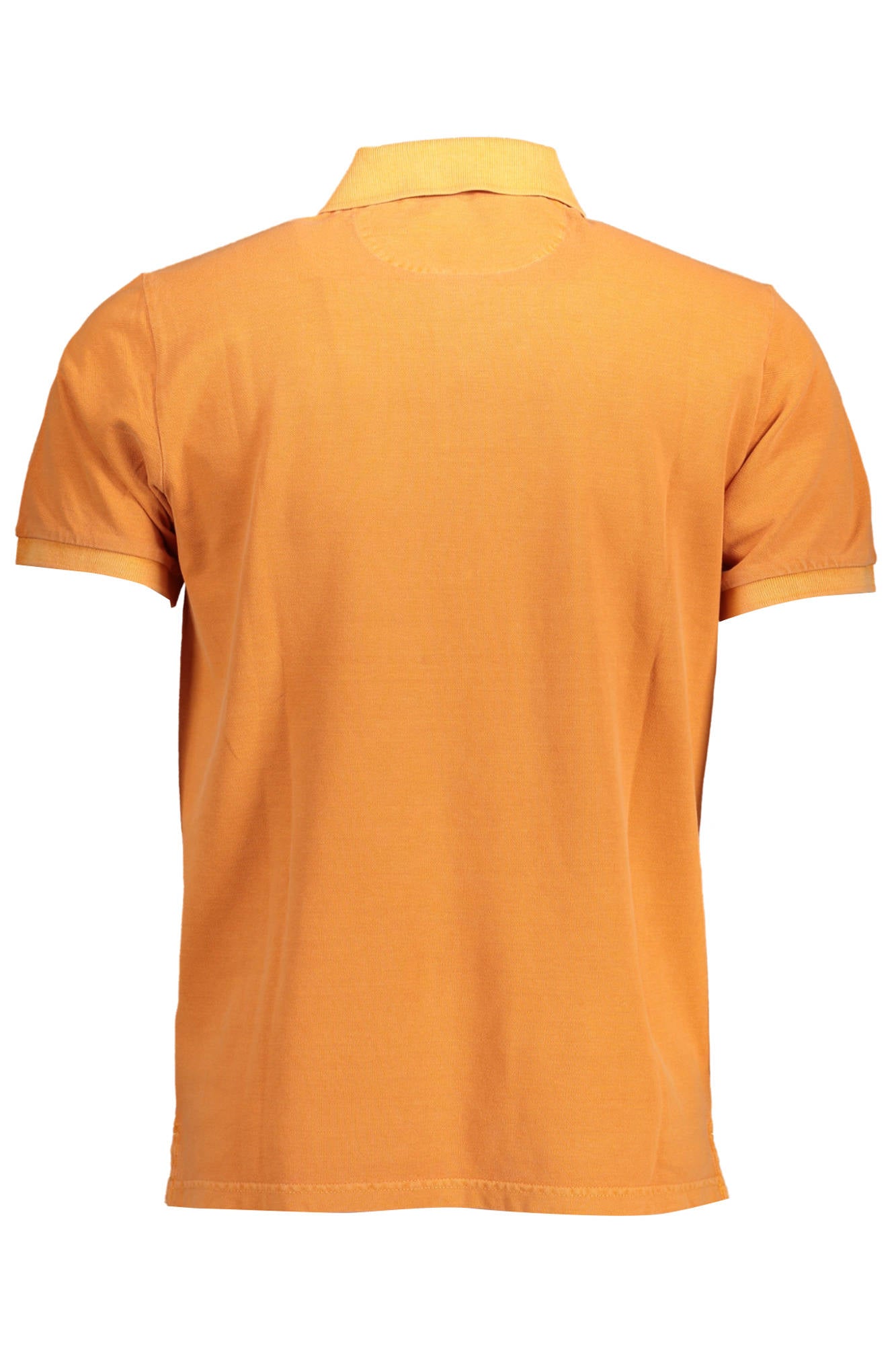 Men's short sleeve polo orange