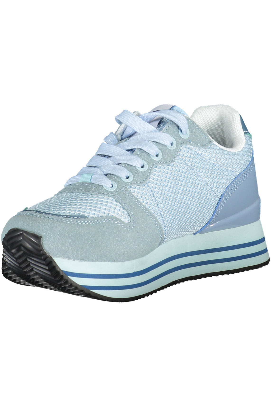 Blue sports shoes for women