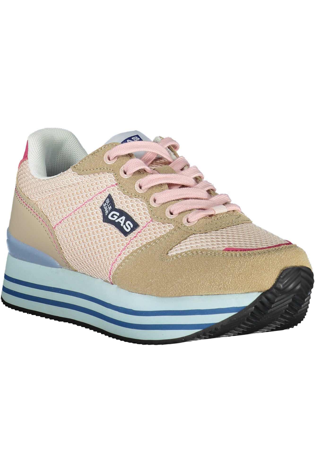 Pink women's sports shoes