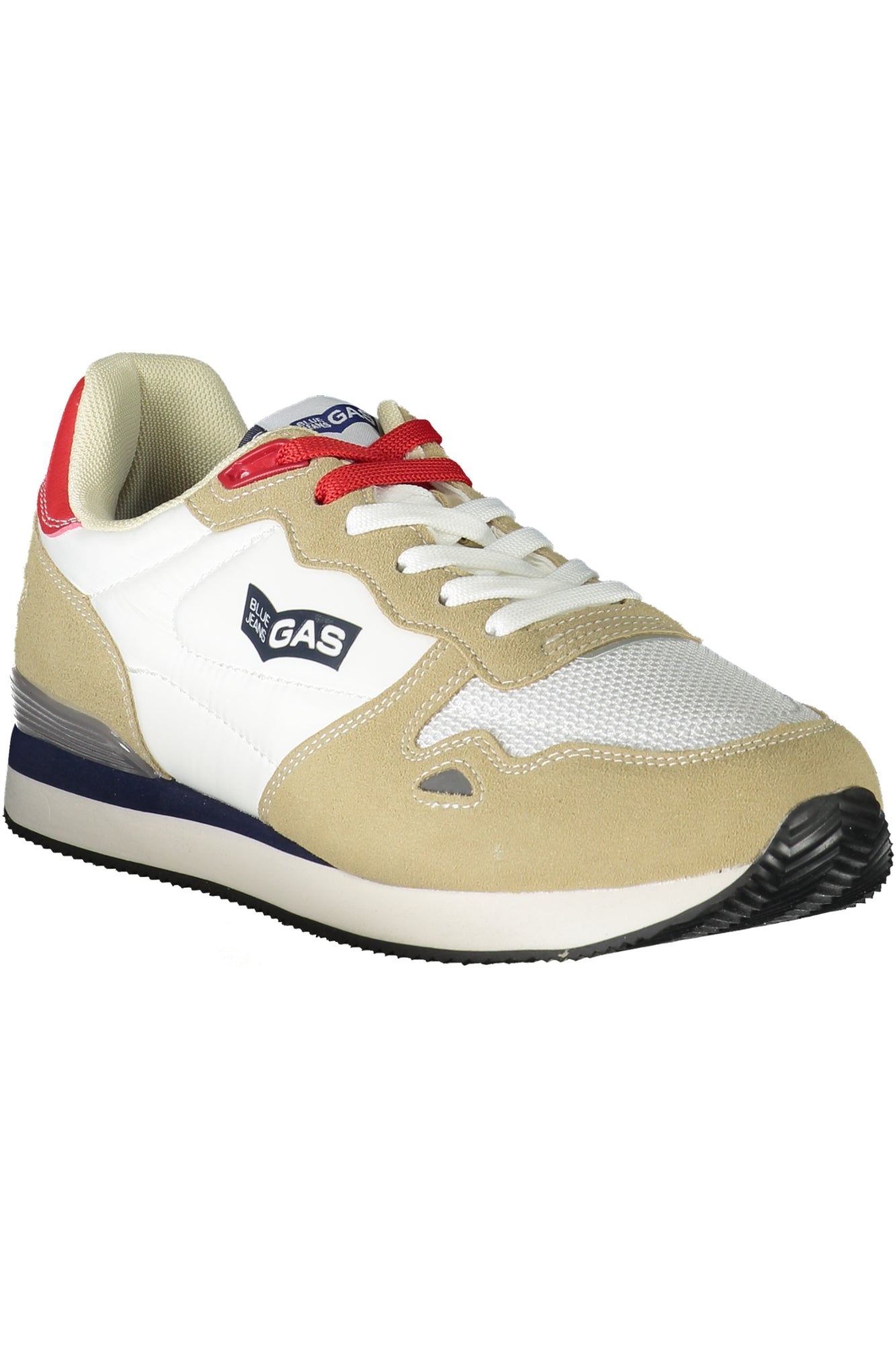 Beige men's sports shoes