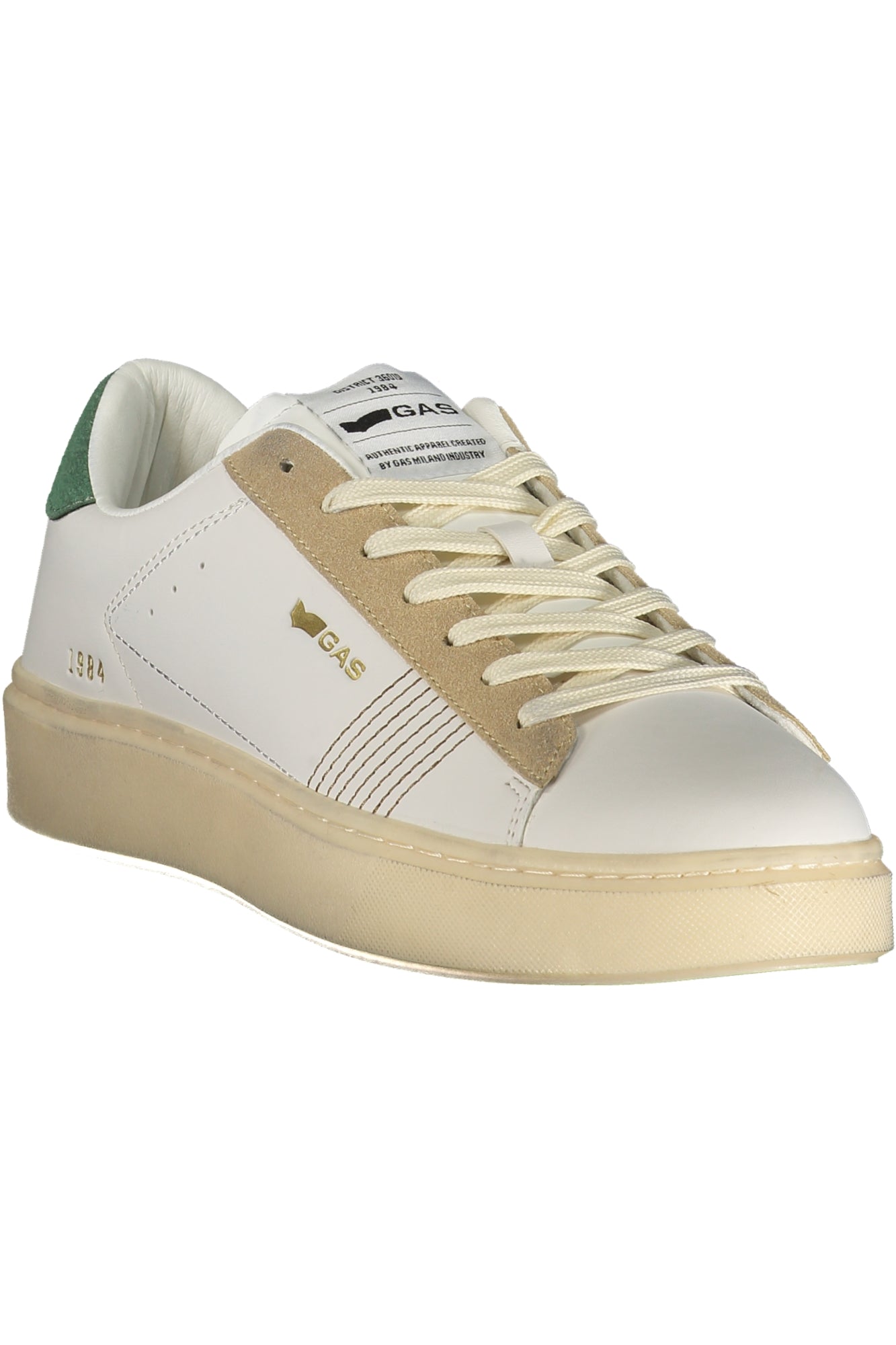 GAS GAS MEN'S WHITE SPORTS FOOTWEAR - White
