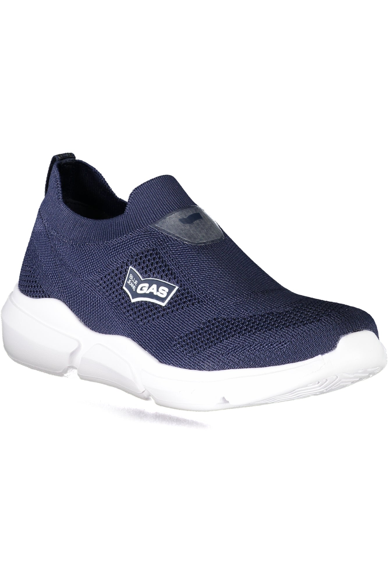 Blue men's sports shoes