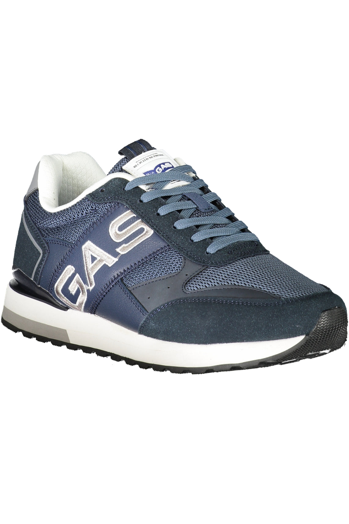 Blue men's sports shoes