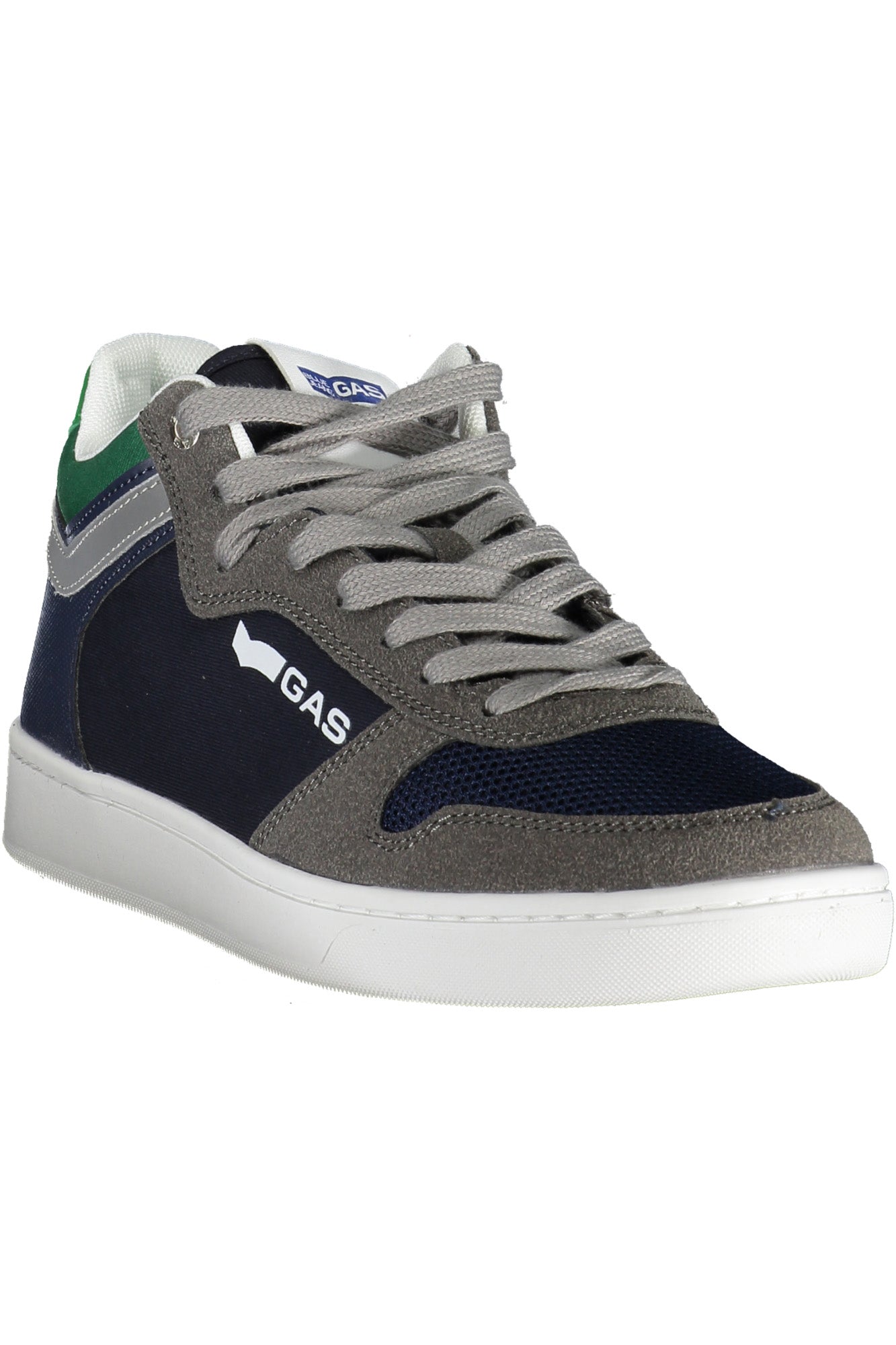 Blue men's sports shoes