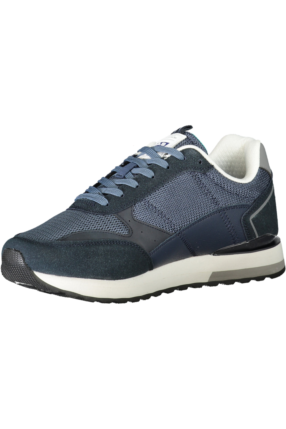 Blue men's sports shoes