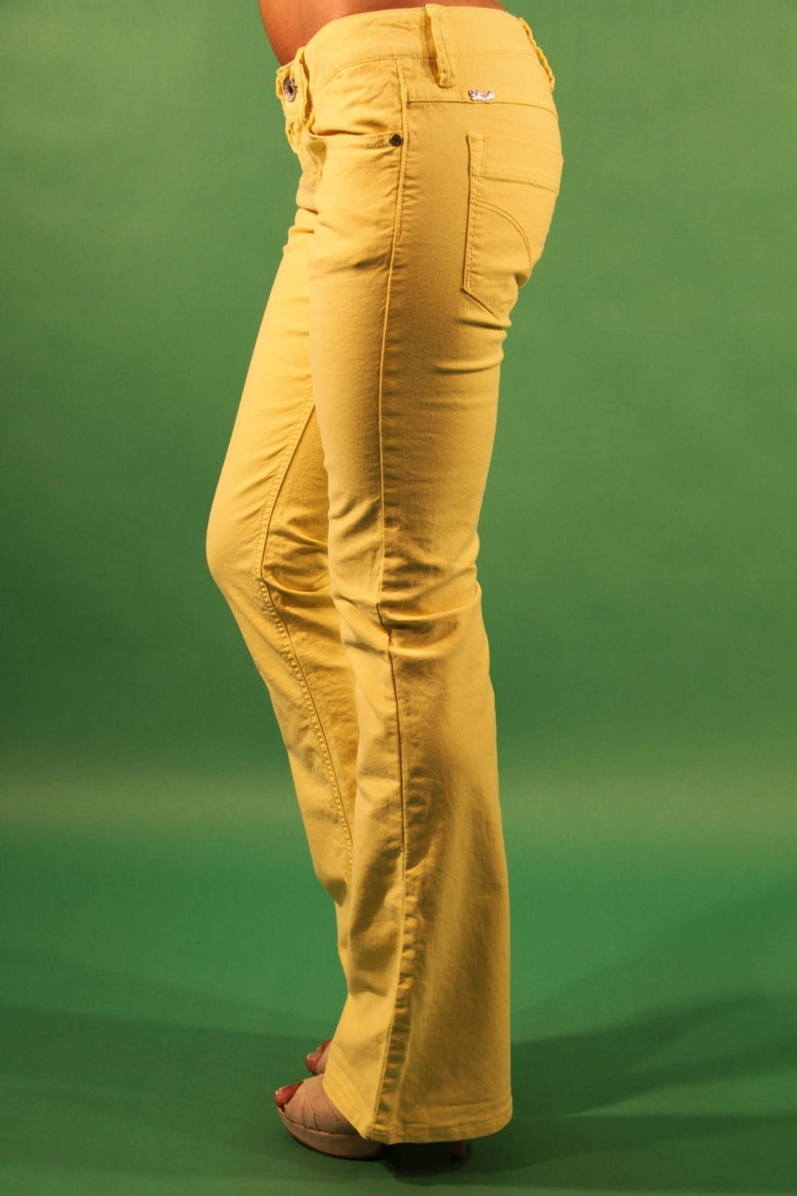 Yellow woman trousers