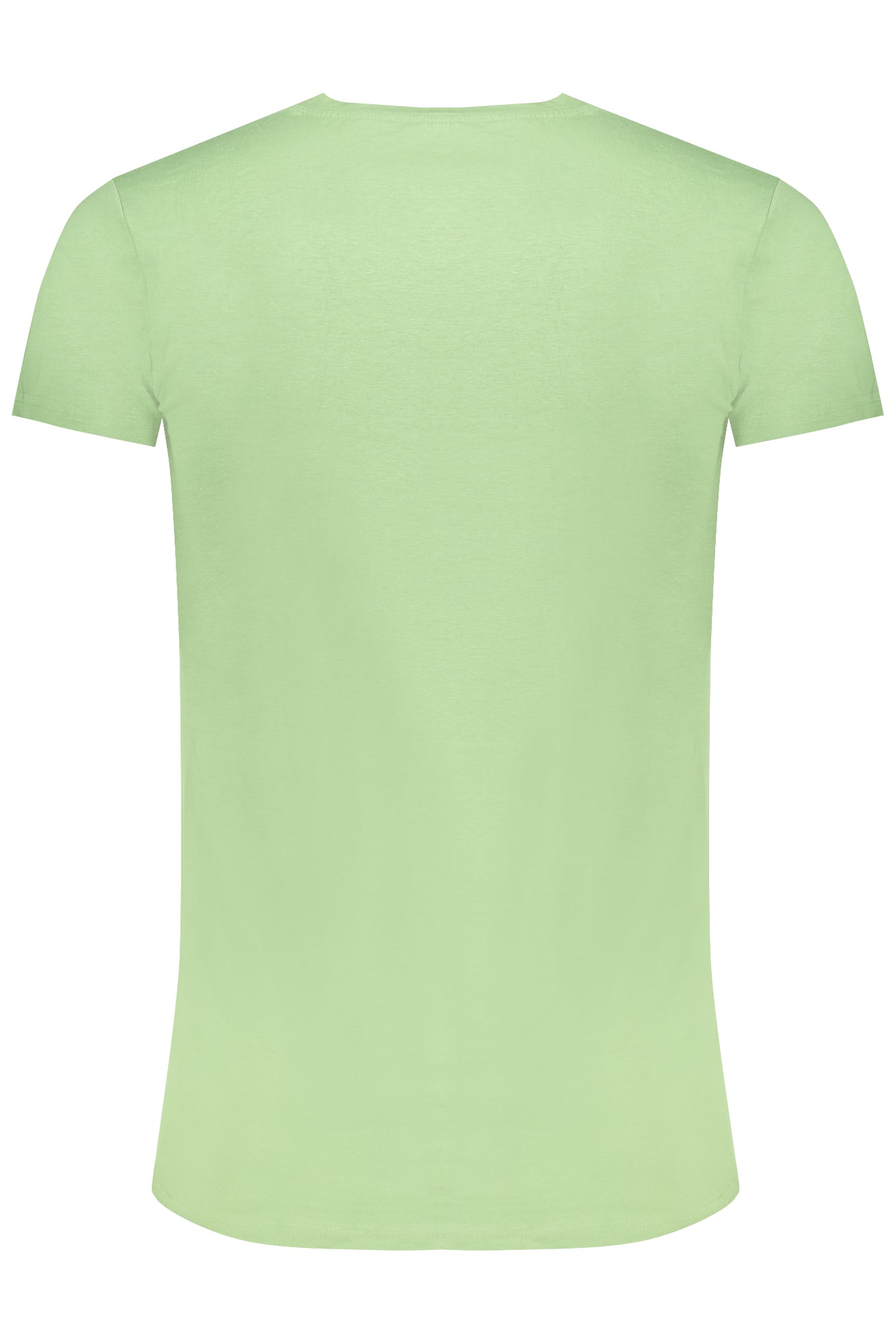 Green men's short sleeve t-shirt
