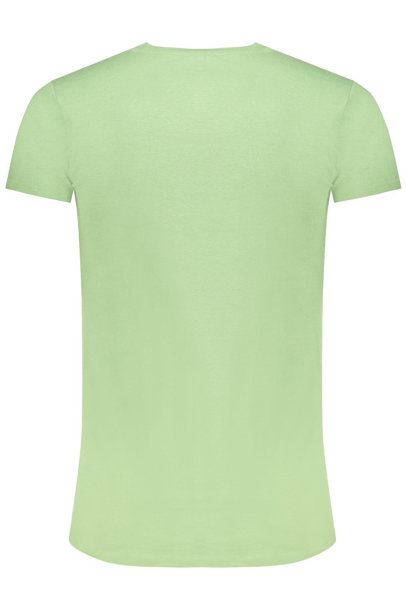 Green men's short sleeve t-shirt