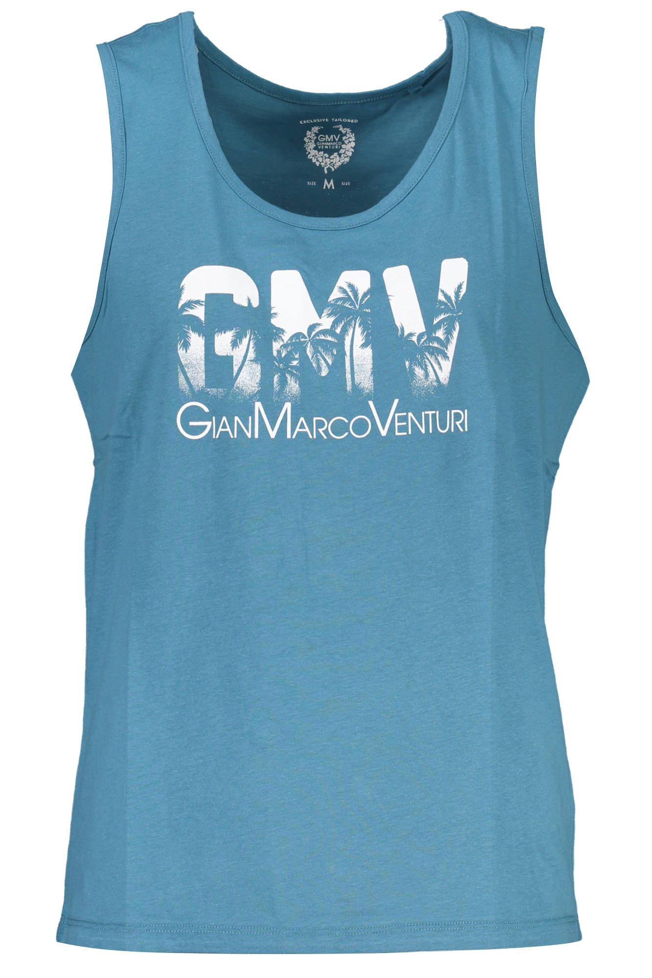 GIAN MARCO VENTURI Tank Tops Blue - AU00792ROMOLO