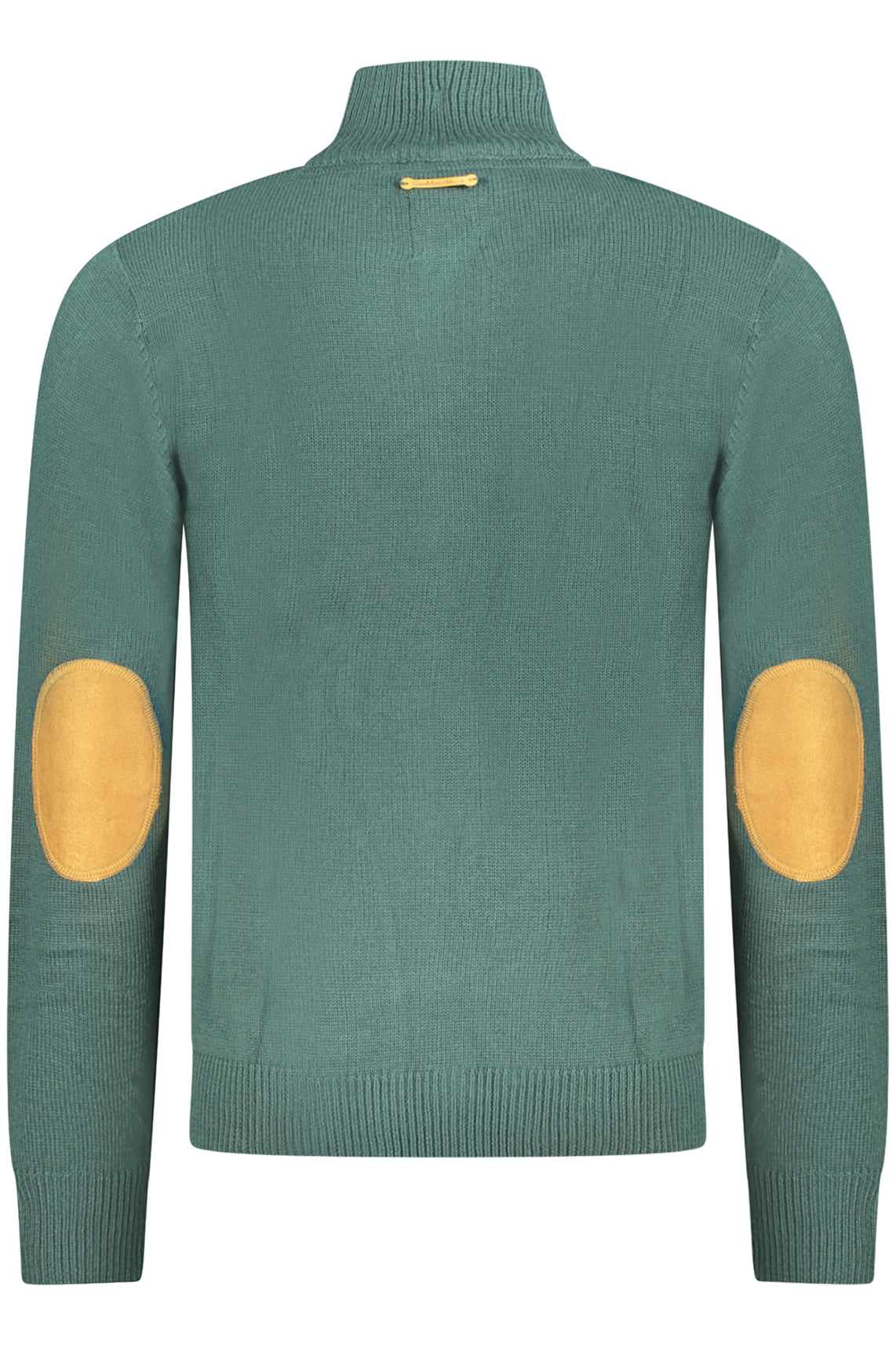 Green men's cardigan