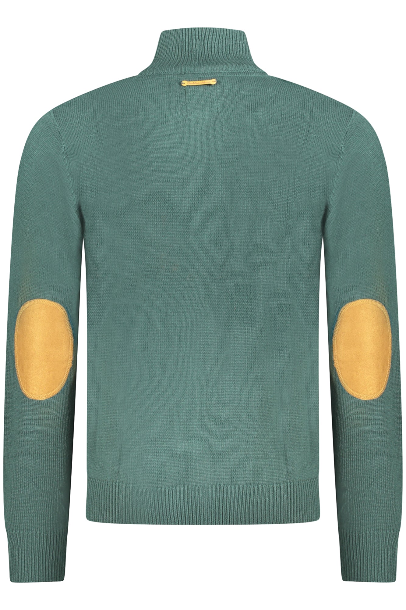 Green men's cardigan