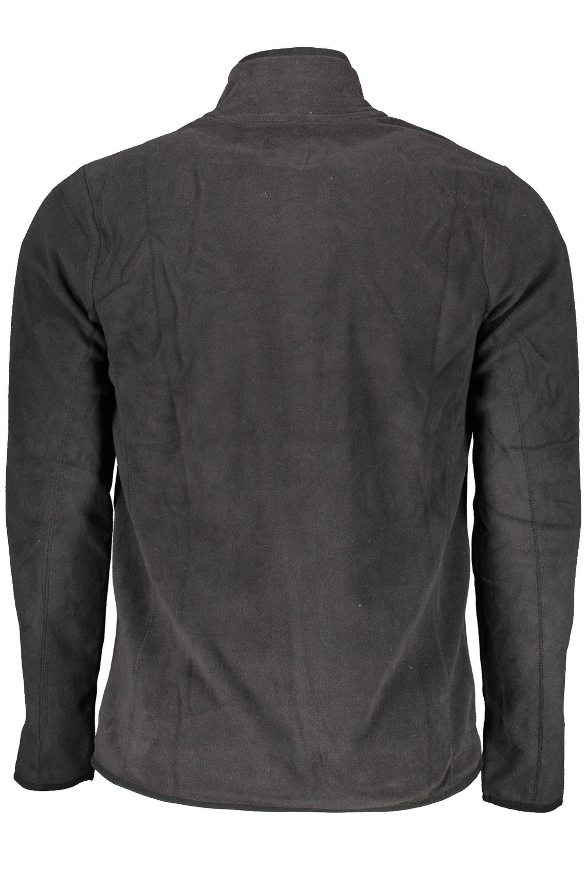 Men's black sweatshirt with zip