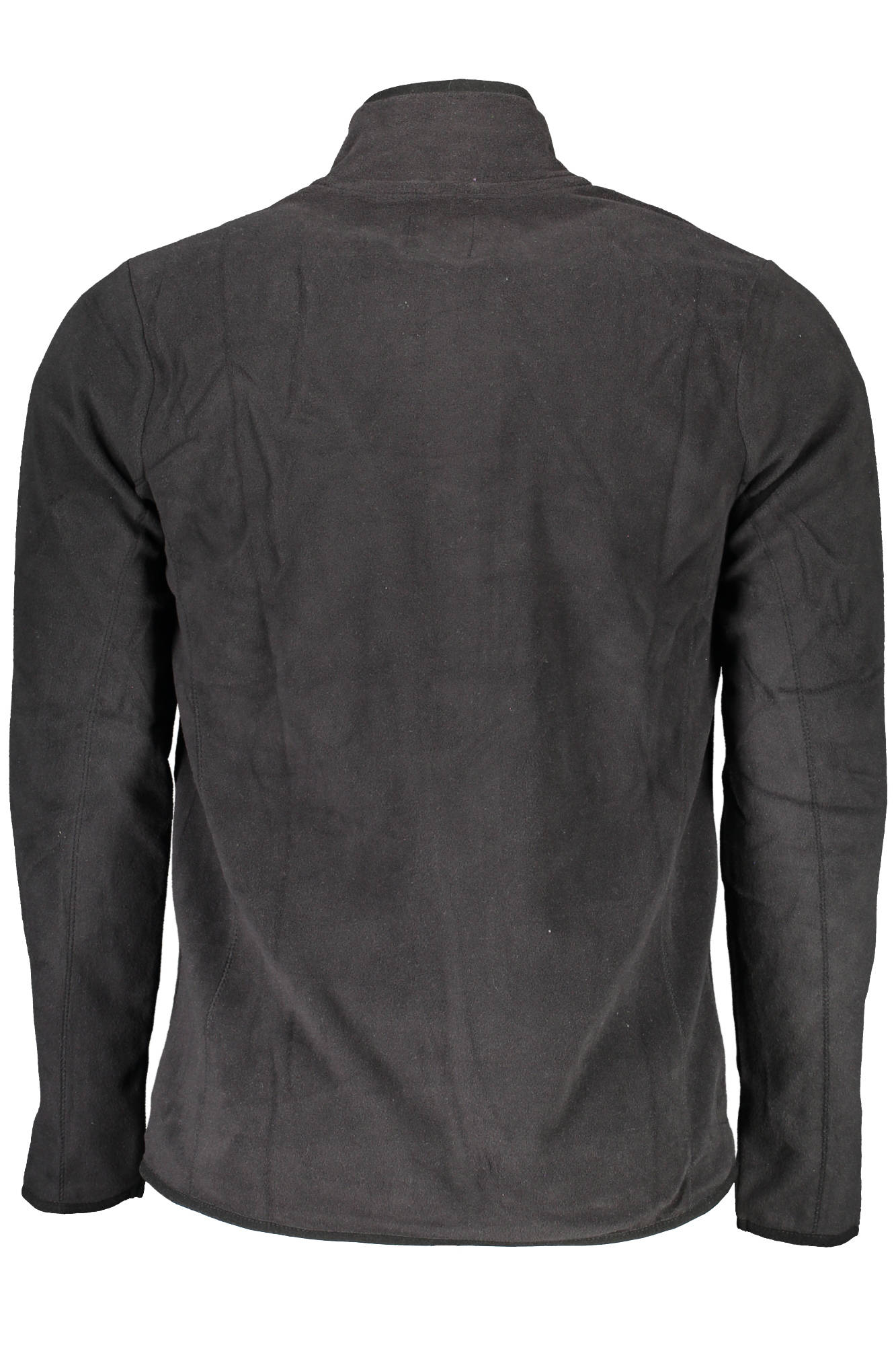 Men's black sweatshirt with zip