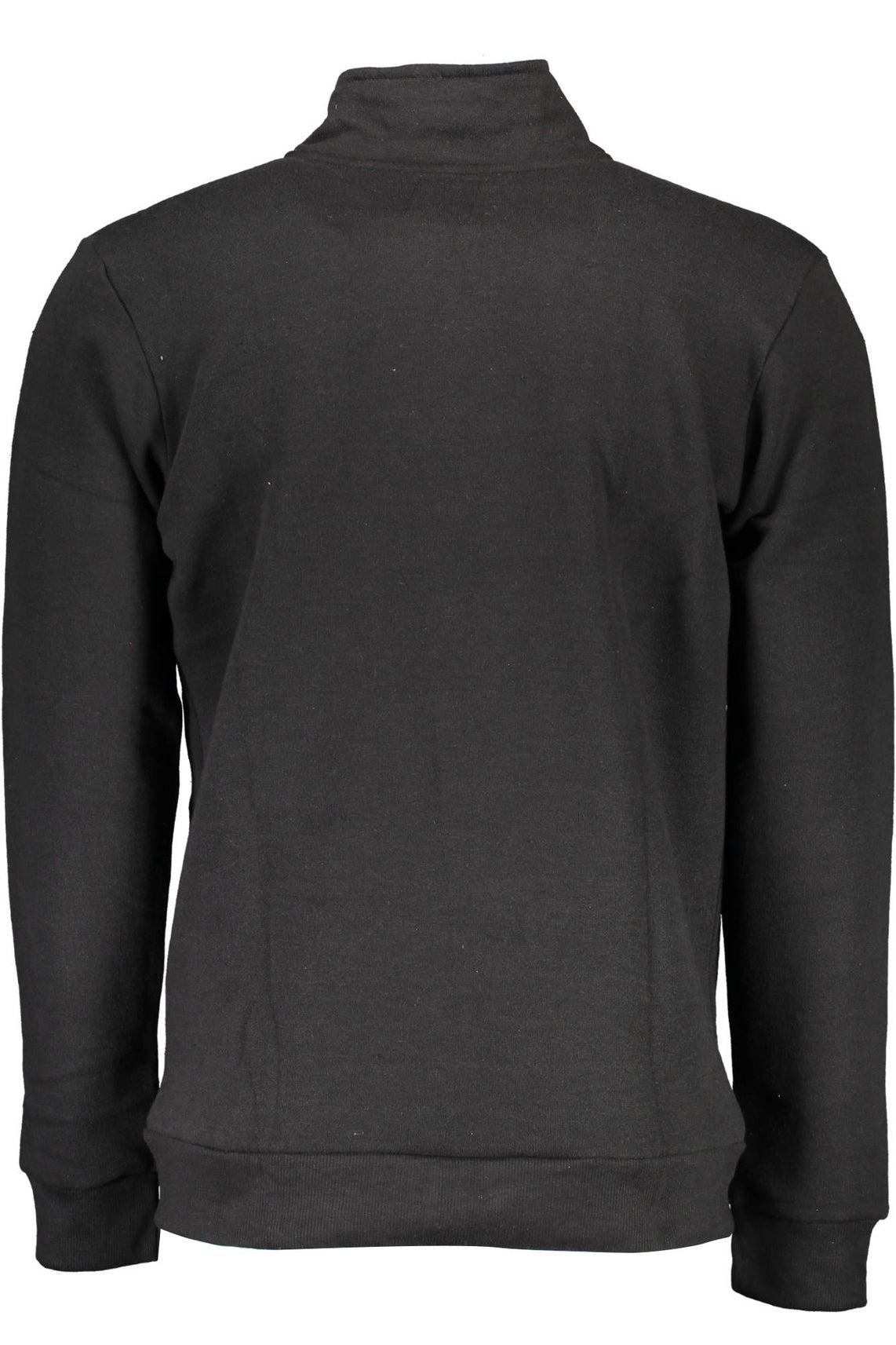 Men's black sweatshirt with zip
