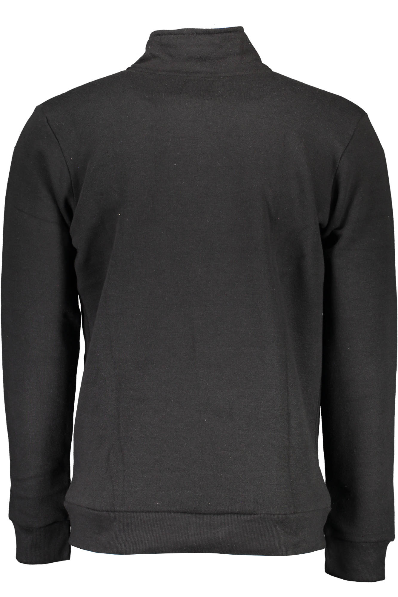 Men's black sweatshirt with zip