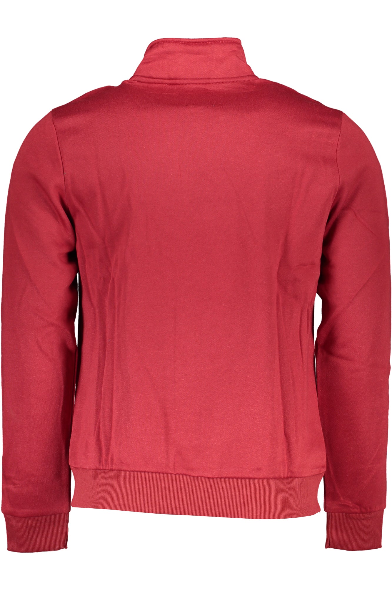 Men's red zip sweatshirt