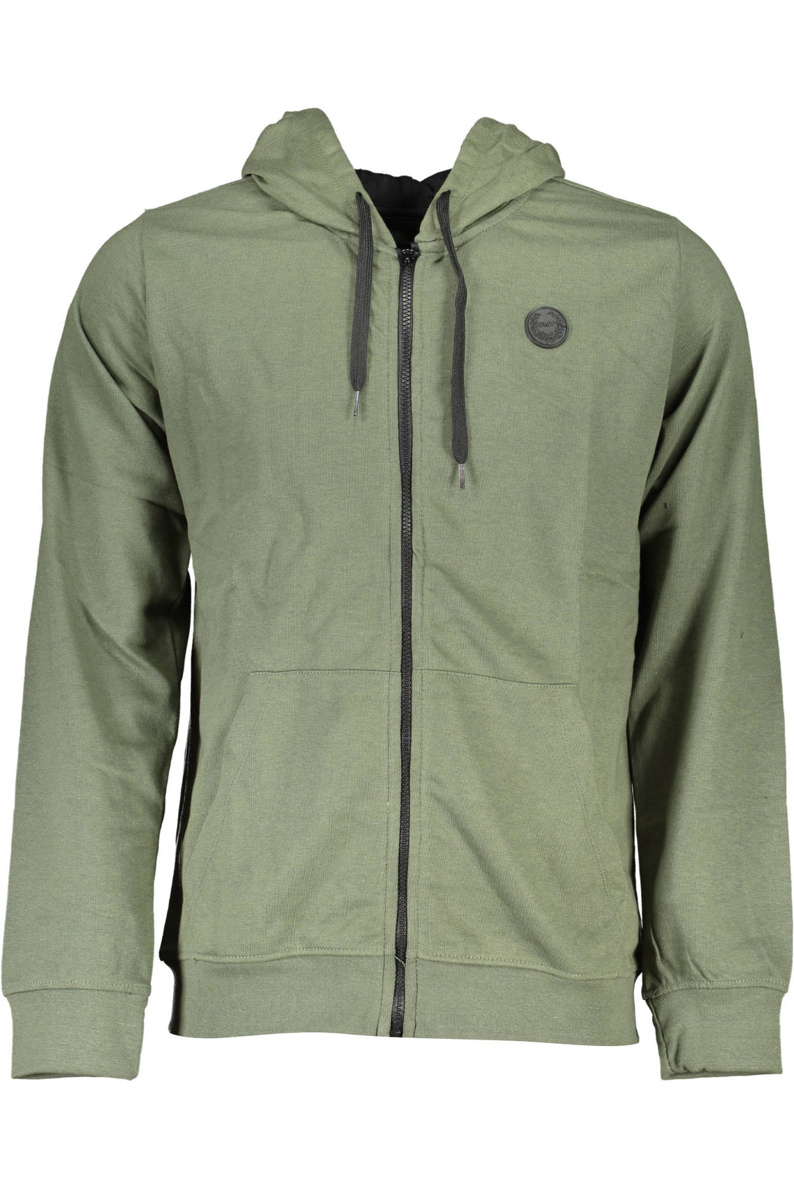 GIAN MARCO VENTURI GIAN MARCO VENTURI MEN'S ZIP-UP SWEATSHIRT GREEN - Verde