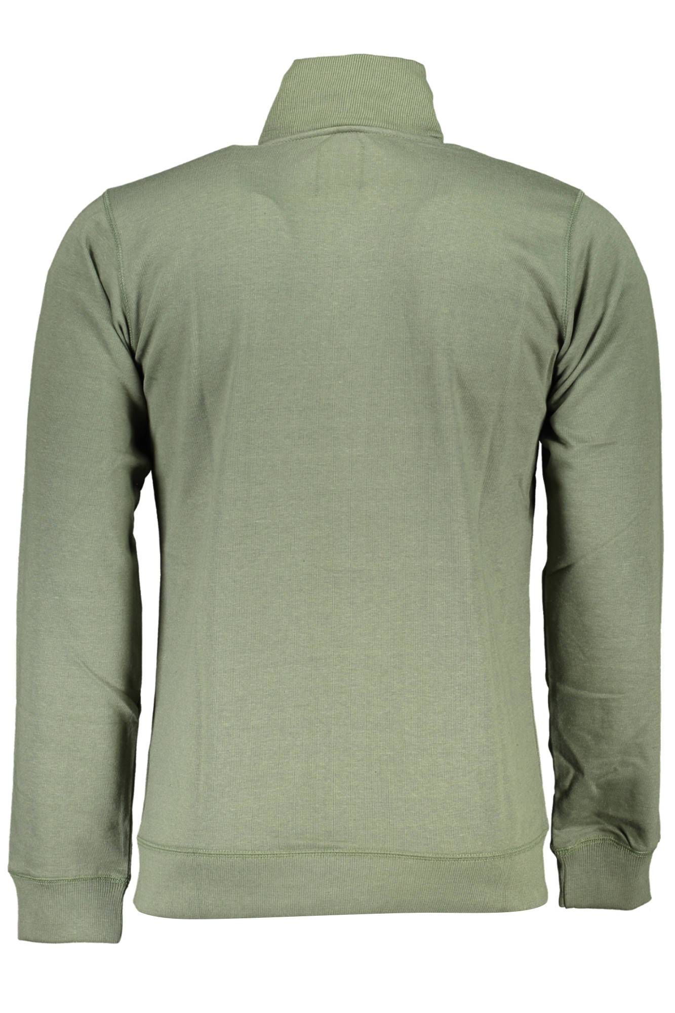 Men's green zipped sweatshirt