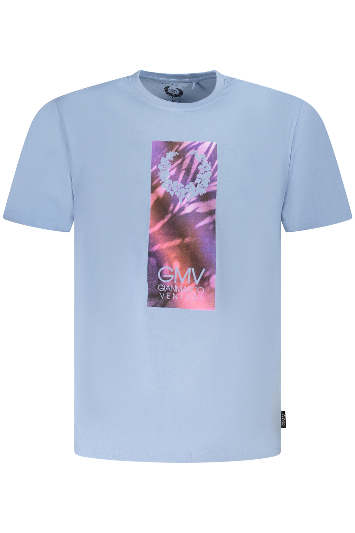 GIAN MARCO VENTURI GIAN MARCO VENTURI MEN'S SHORT SLEEVED T-SHIRT WHITE - Azzurro
