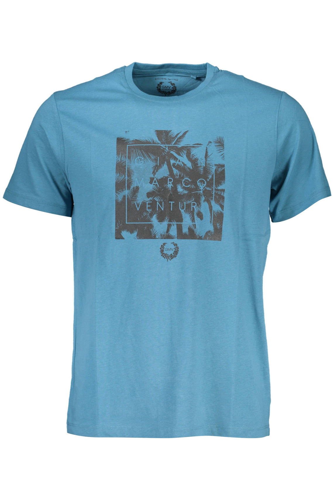 GIAN MARCO VENTURI GIAN MARCO VENTURI MEN'S SHORT SLEEVE T-SHIRT WHITE - Blu