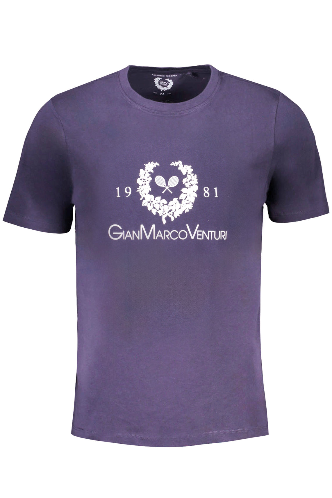 GIAN MARCO VENTURI T-Shirts Blue - AU01419LINO