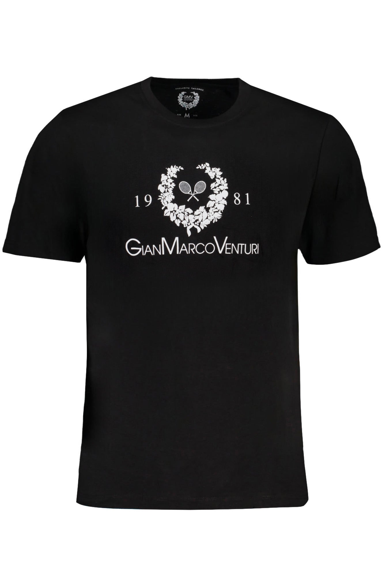 GIAN MARCO VENTURI T-Shirts Black - AU01419LINO