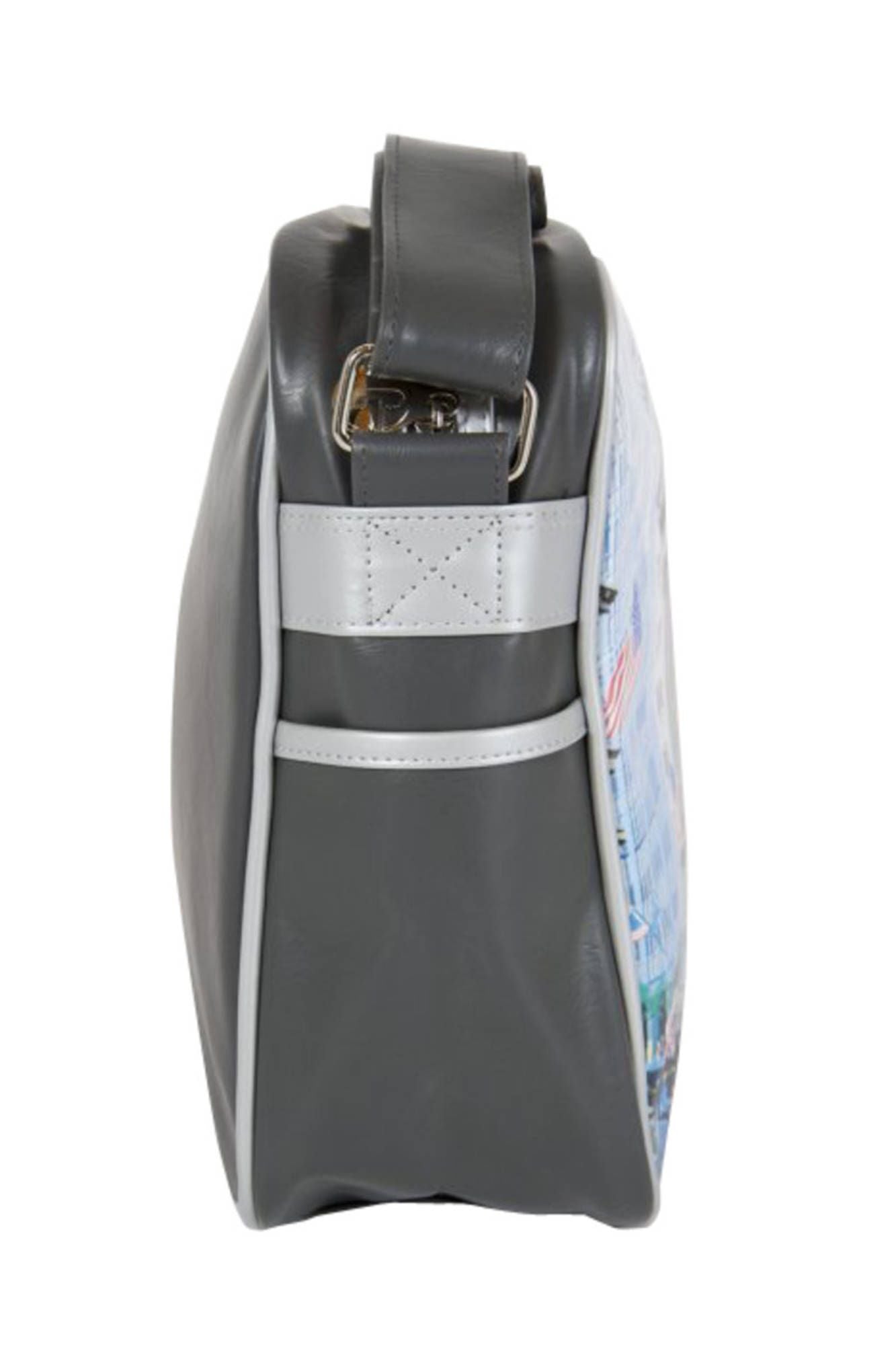 Shoulder strap woman gray