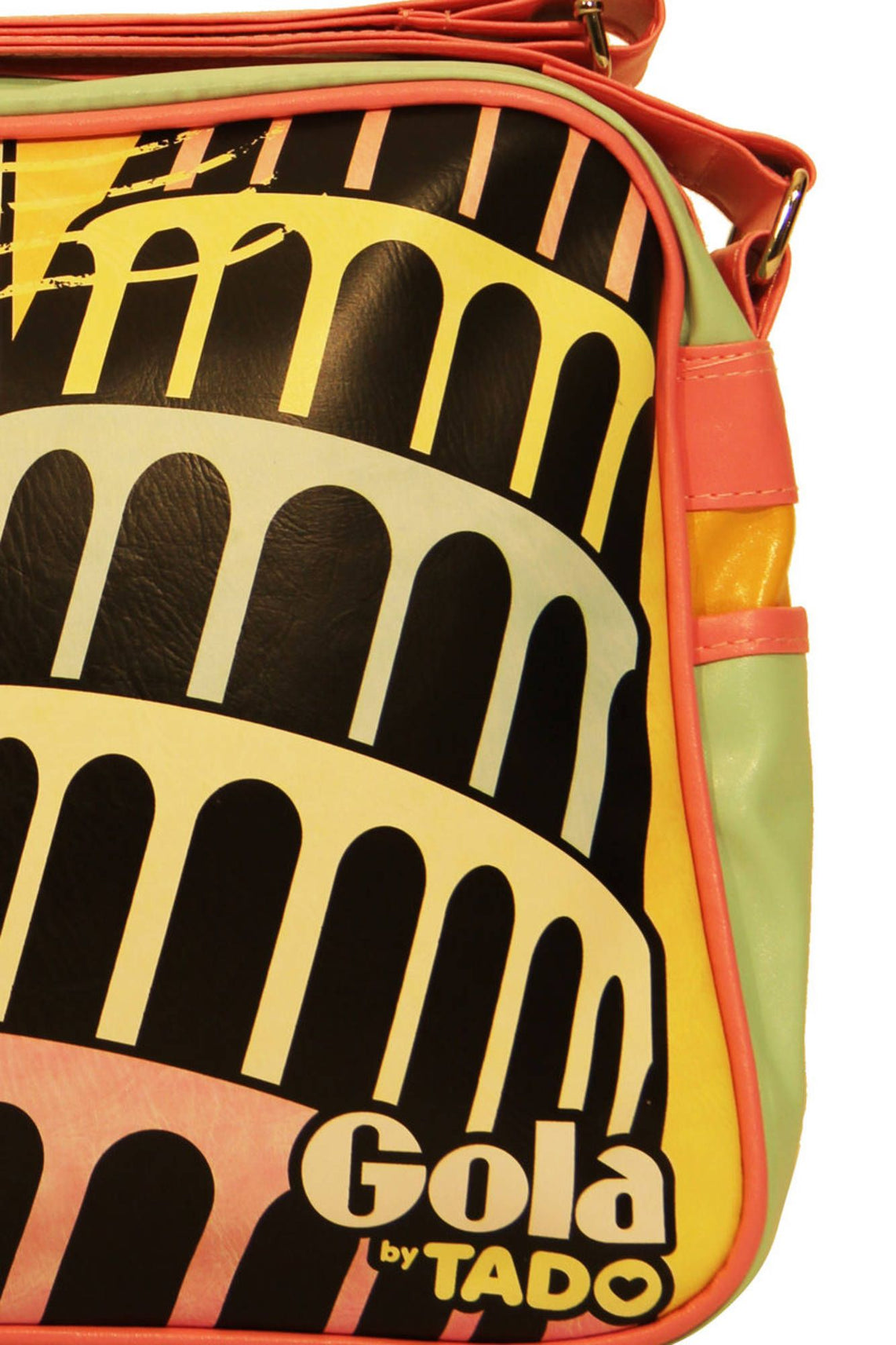 Shoulder strap green woman