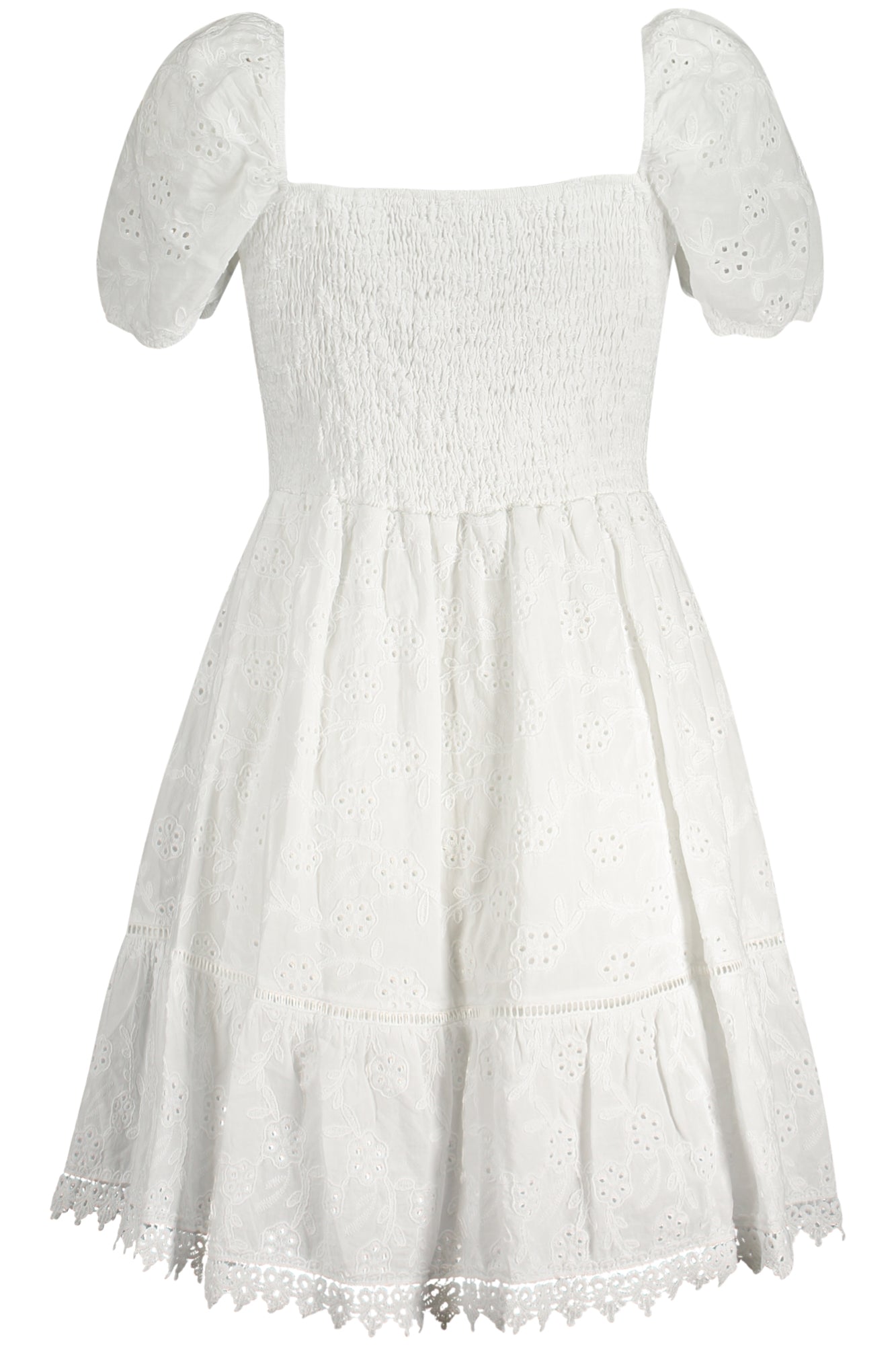 Abito corto donna bianco