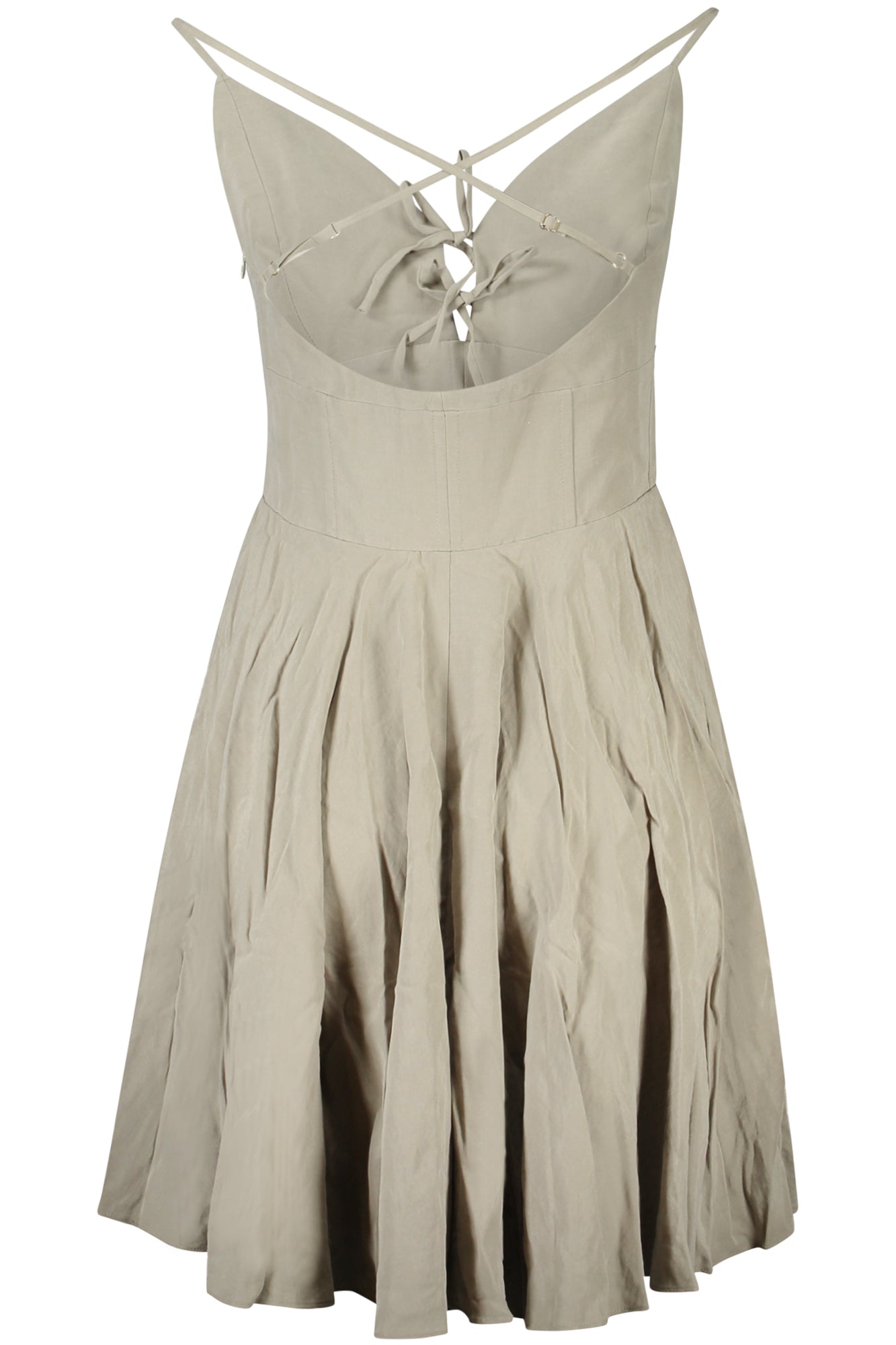 Abito corto donna verde