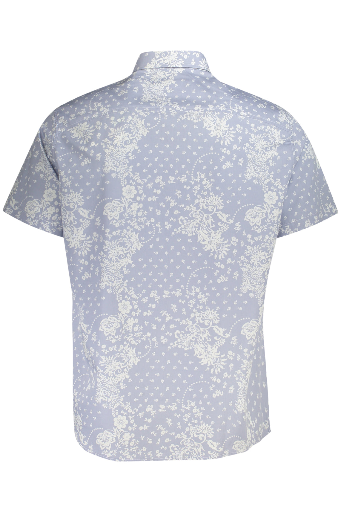 Short sleeve shirt men blue