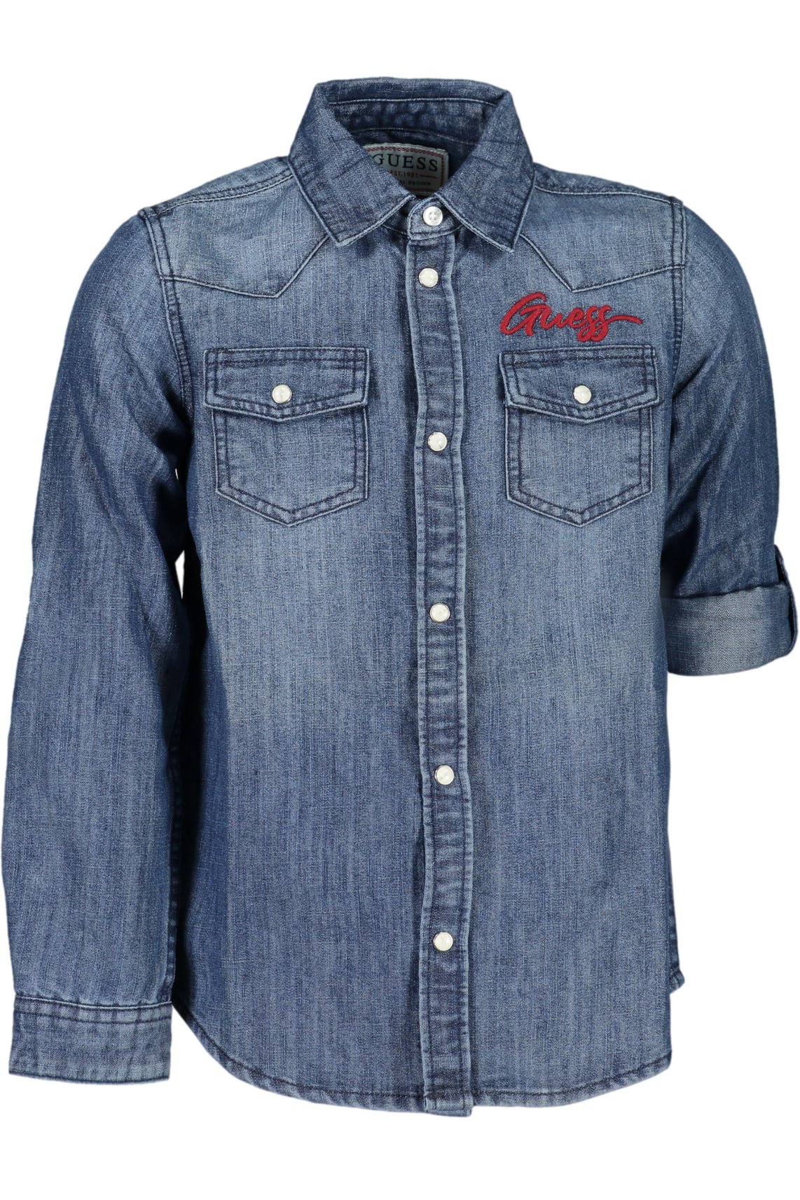 GUESS JEANS Shirts Blue - L3BH00D4UE0