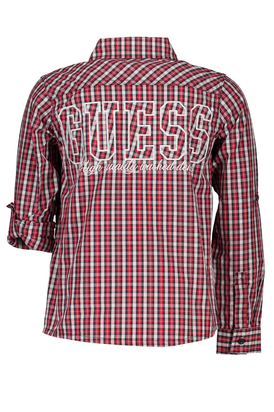 Red long sleeved shirt for children