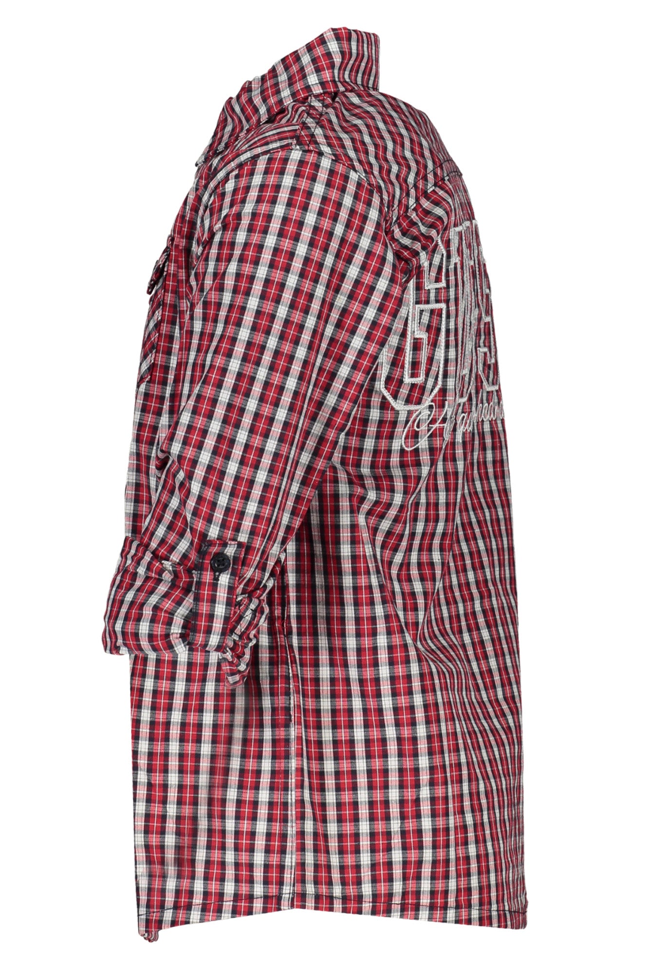 Red long sleeved shirt for children