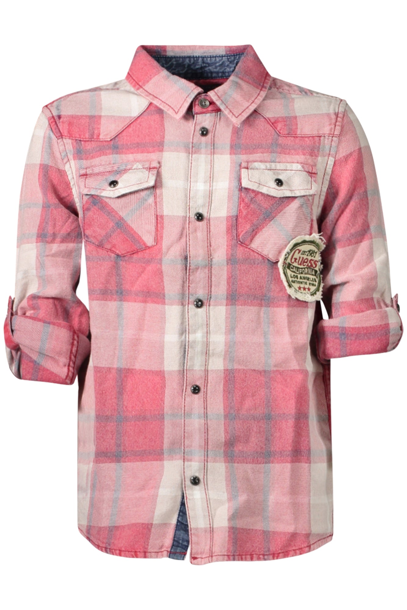 GUESS JEANS Shirts Red - L4YH03WGA80