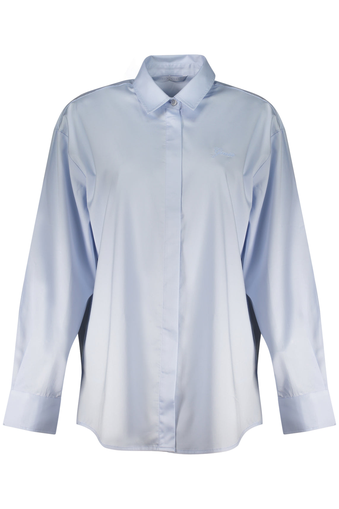 GUESS JEANS Shirts Light Blue - W6RH57WAF10