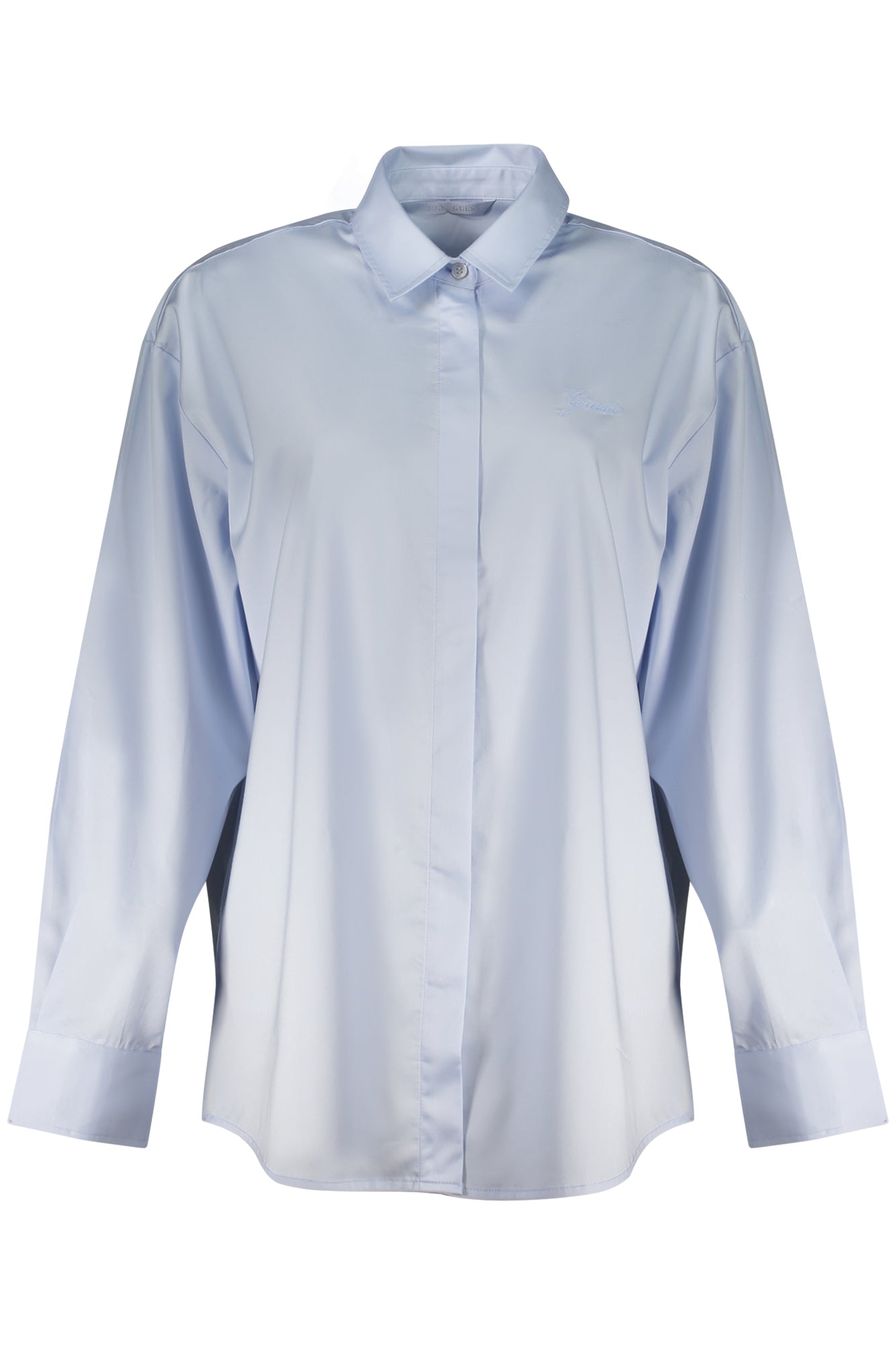 GUESS JEANS Shirts Light Blue - W6RH57WAF10