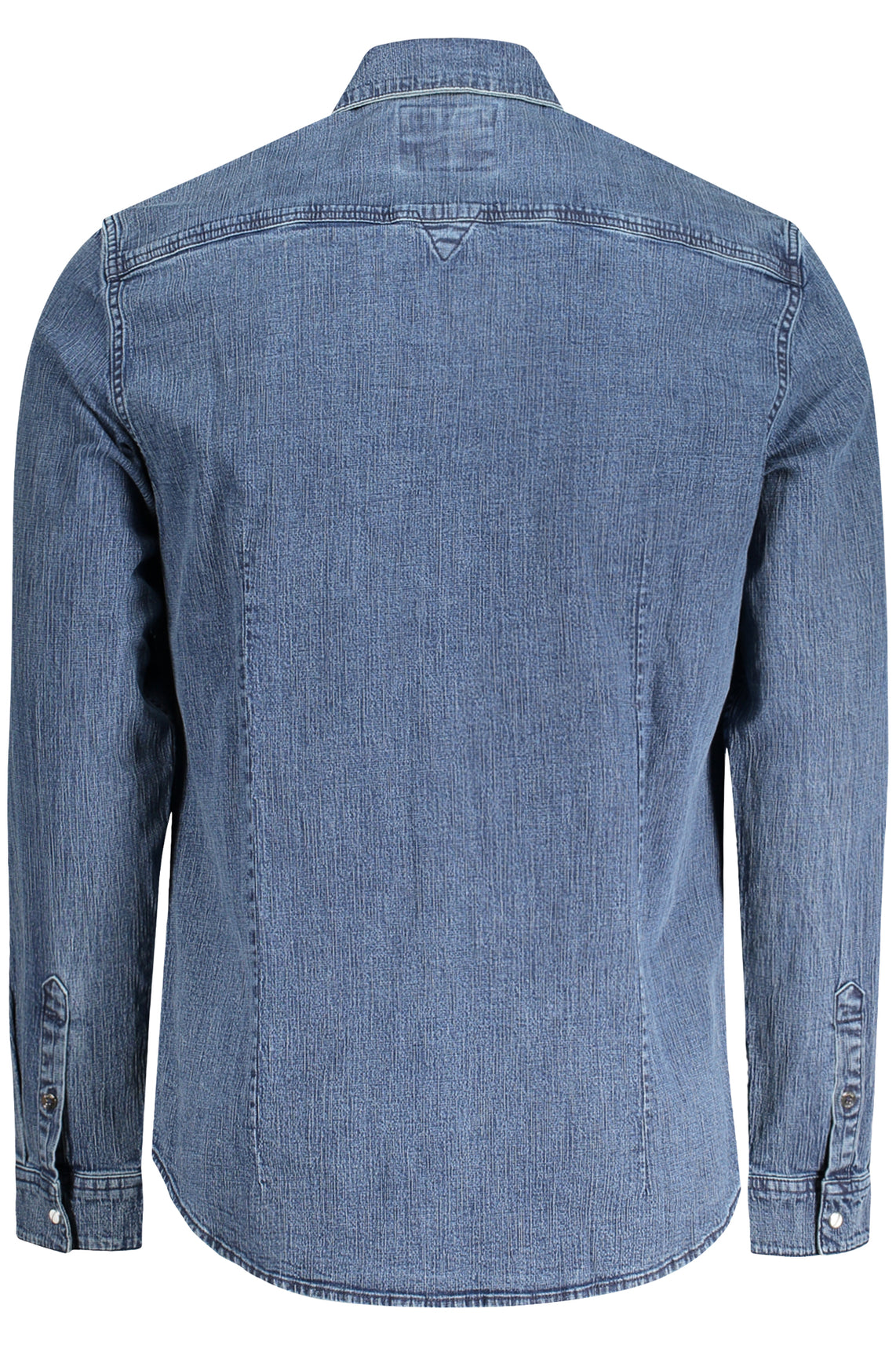 Camicia maniche lunghe uomo blu